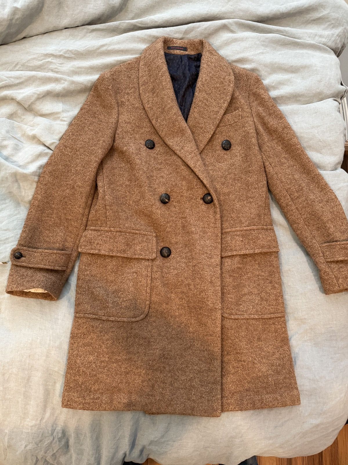 THE GIGI Mid length tailored Alpaca double breasted coat Size US M / EU 48-50 / 2 - 1 Thumbnail