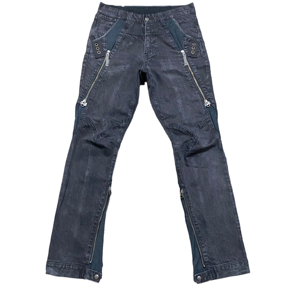 PPFM PPFM Black Denim Pants Zipper Size US 30 / EU 46 - 2 Thumbnail