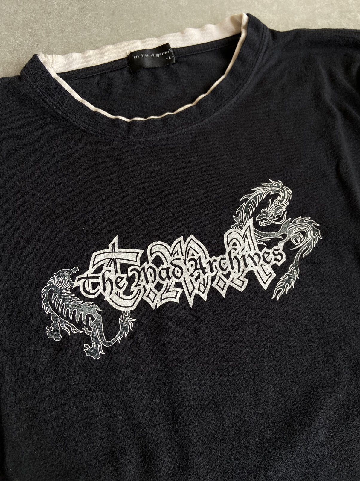 If Six Was Nine × Japanese Brand × Le Grande Bleu (L.G.B.) Y2k MIND GAMES THE MAD DOUBLE LAYER LONGSLEEVE Size US L / EU 52-54 / 3 - 2 Thumbnail