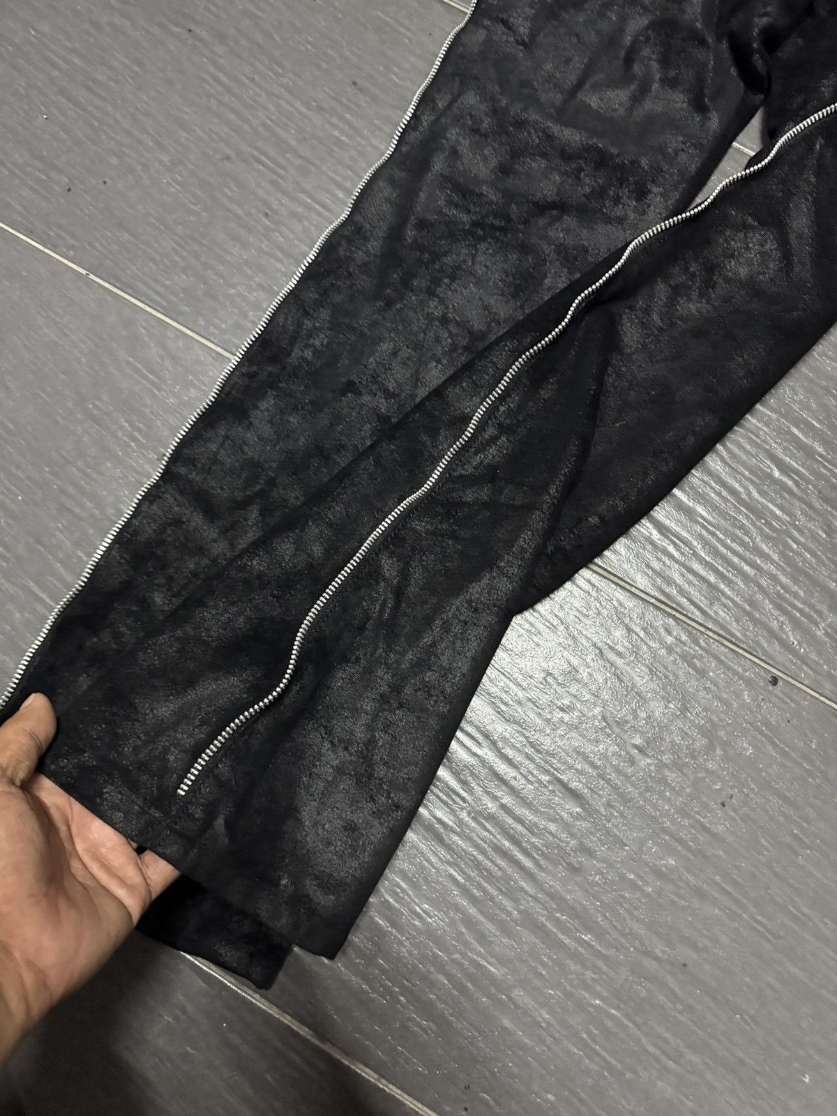 If Six Was Nine BLACK PEACE NOW PUNK STYLE PANTS Size US 31 - 3 Thumbnail