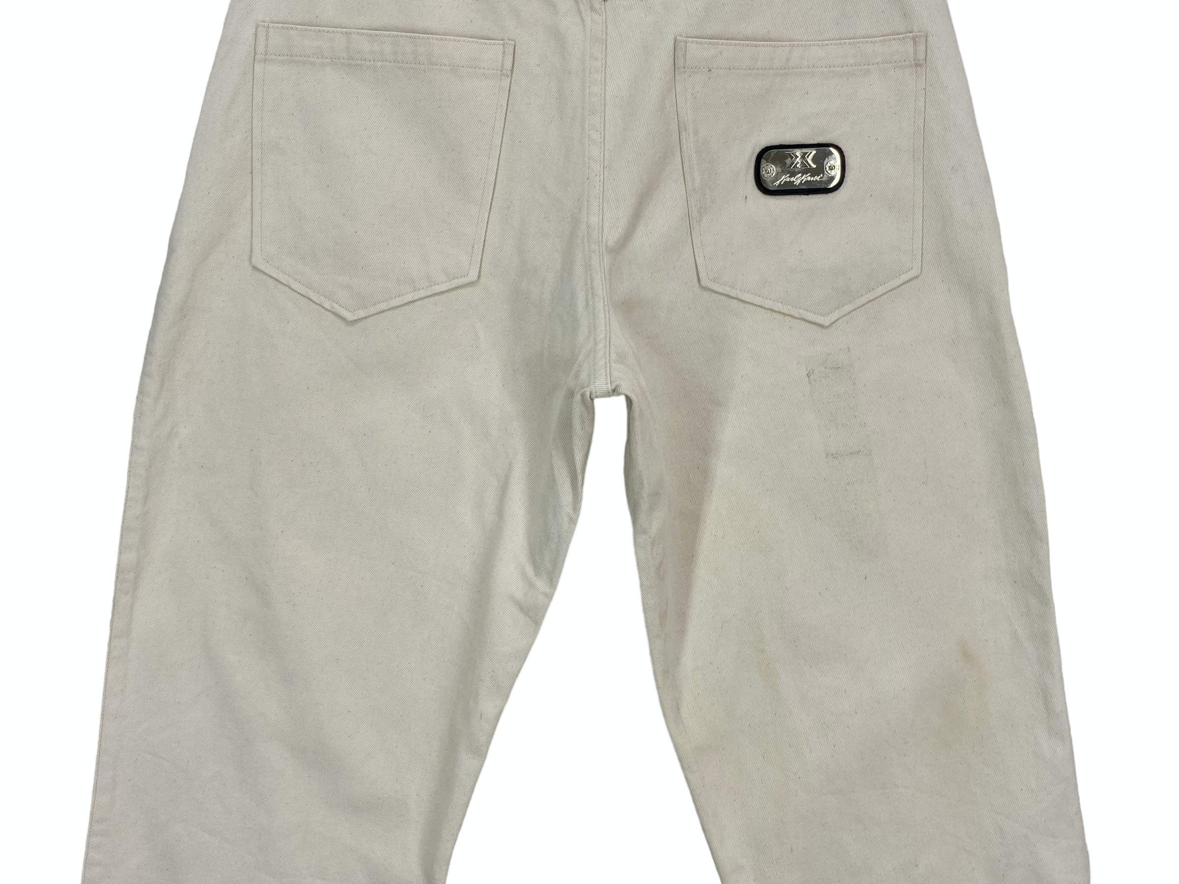 Karl Kani × Vintage Baggy Jeans Hip Hop Skate Relaxed Embroidered Embellished Size US 32 / EU 48 - 7 Thumbnail