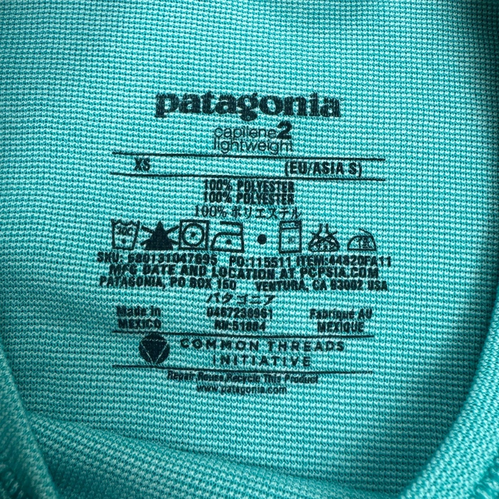 Patagonia Patagonia Capilene 2 Baselayer Long Sleeve T-Shirt Womens XS Blue Crew Neck Tee Size XS / US 0-2 / IT 36-38 - 5 Thumbnail