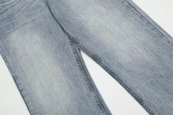 Japanese Brand Washed distressed loose retro casual straight flared jeans Size US 32 / EU 48 - 7 Thumbnail