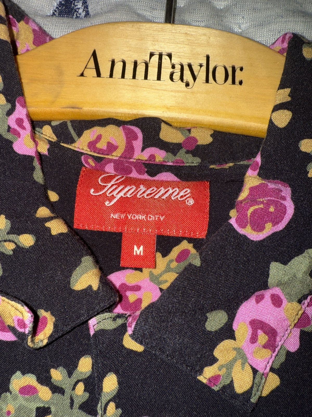Supreme Supreme Floral Rayon S/S Shirt Black Medium SS 20 Size US M / EU 48-50 / 2 - 5 Thumbnail