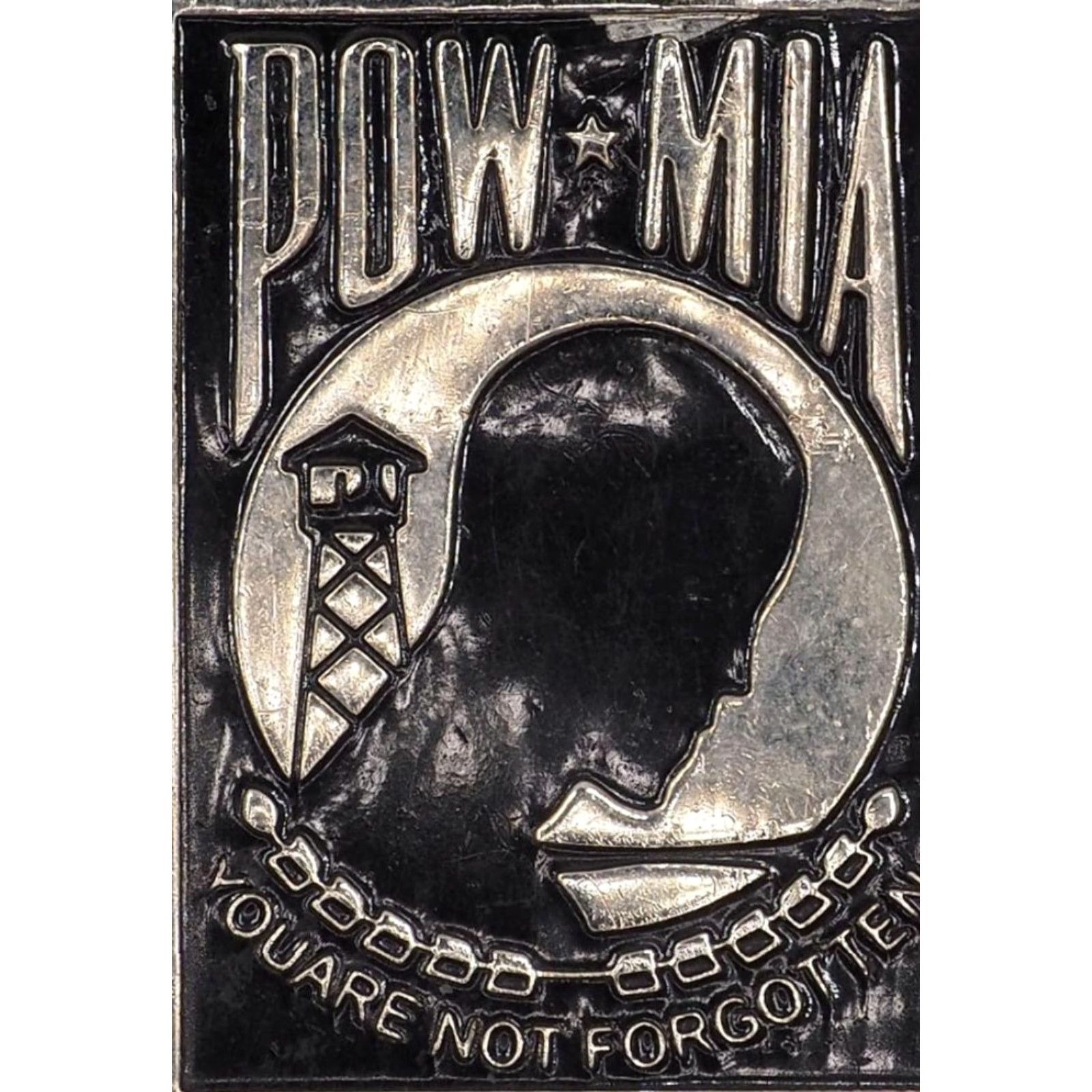 Vintage VINTAGE Hadley Metal Money Clip POW-MIA Men Money Clip Gold POW-MIA 80s 90s Gift Size ONE SIZE - 2 Thumbnail