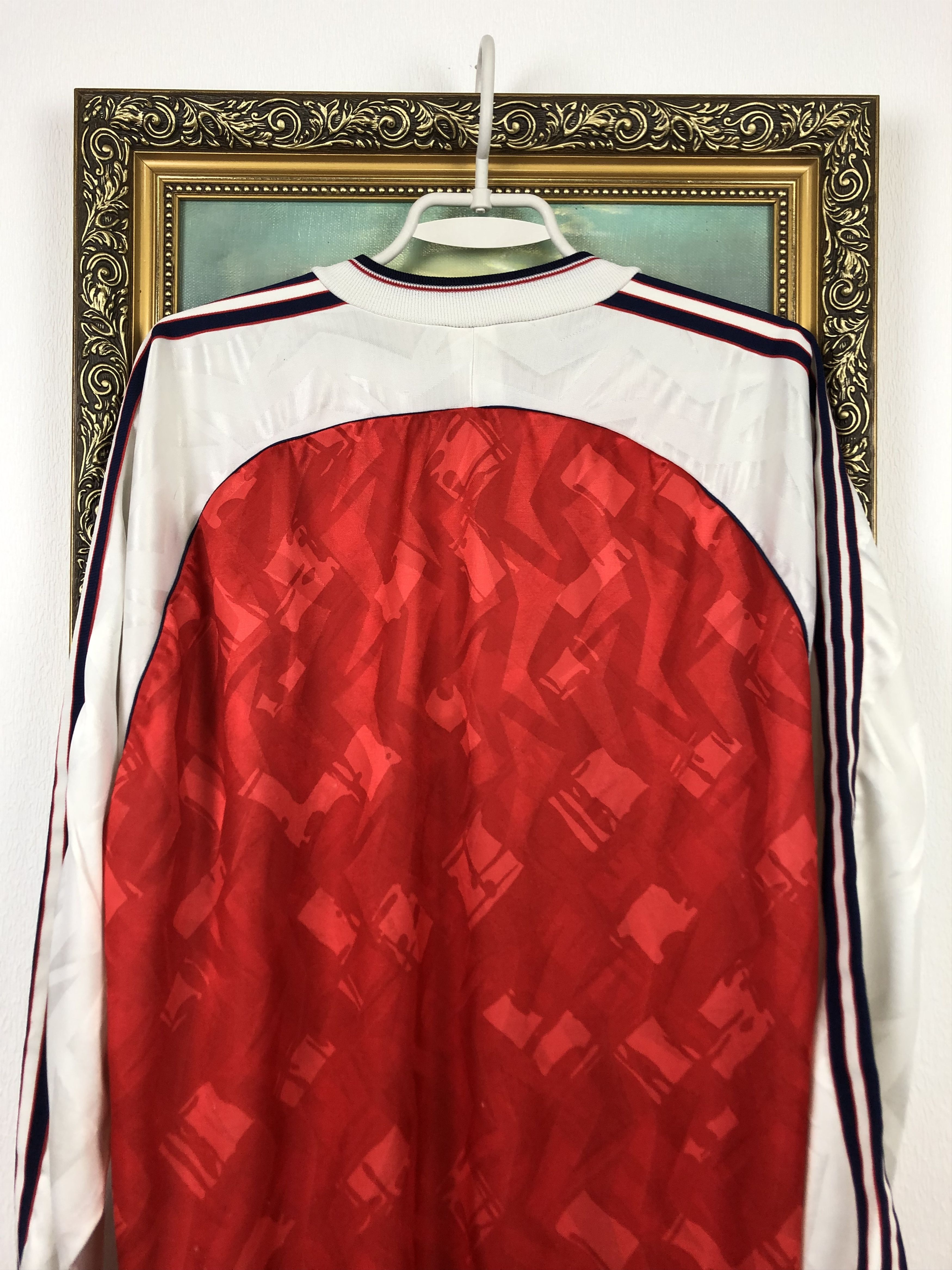 Adidas Vintage Arsenal Football Template Gunners Rare Jersey Long Size US XL / EU 56 / 4 - 11 Thumbnail