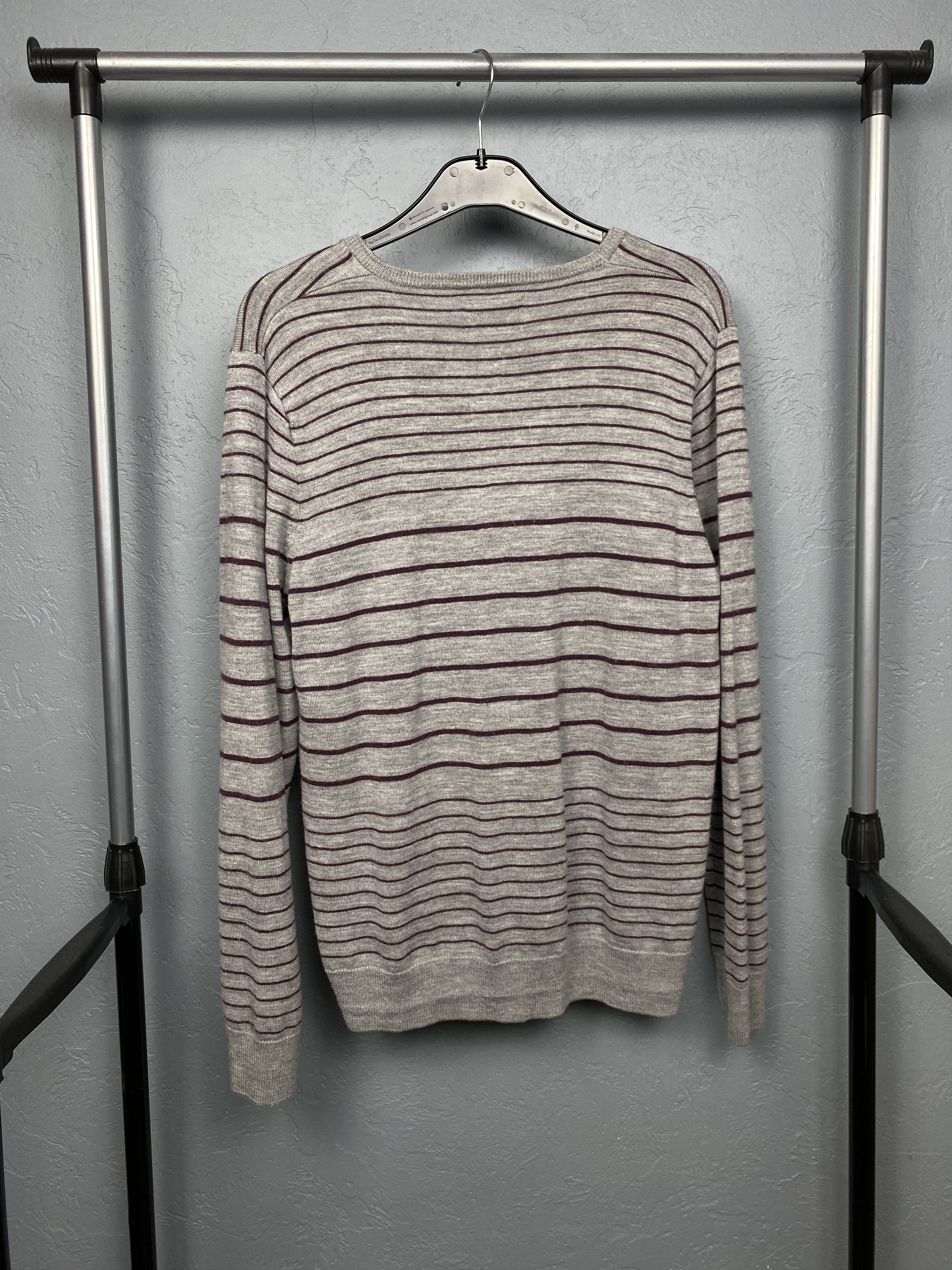 Fred Perry Fred Perry Vintage Mens V-Neck Merino Wool Knit Sweater Size US L / EU 52-54 / 3 - 6 Thumbnail