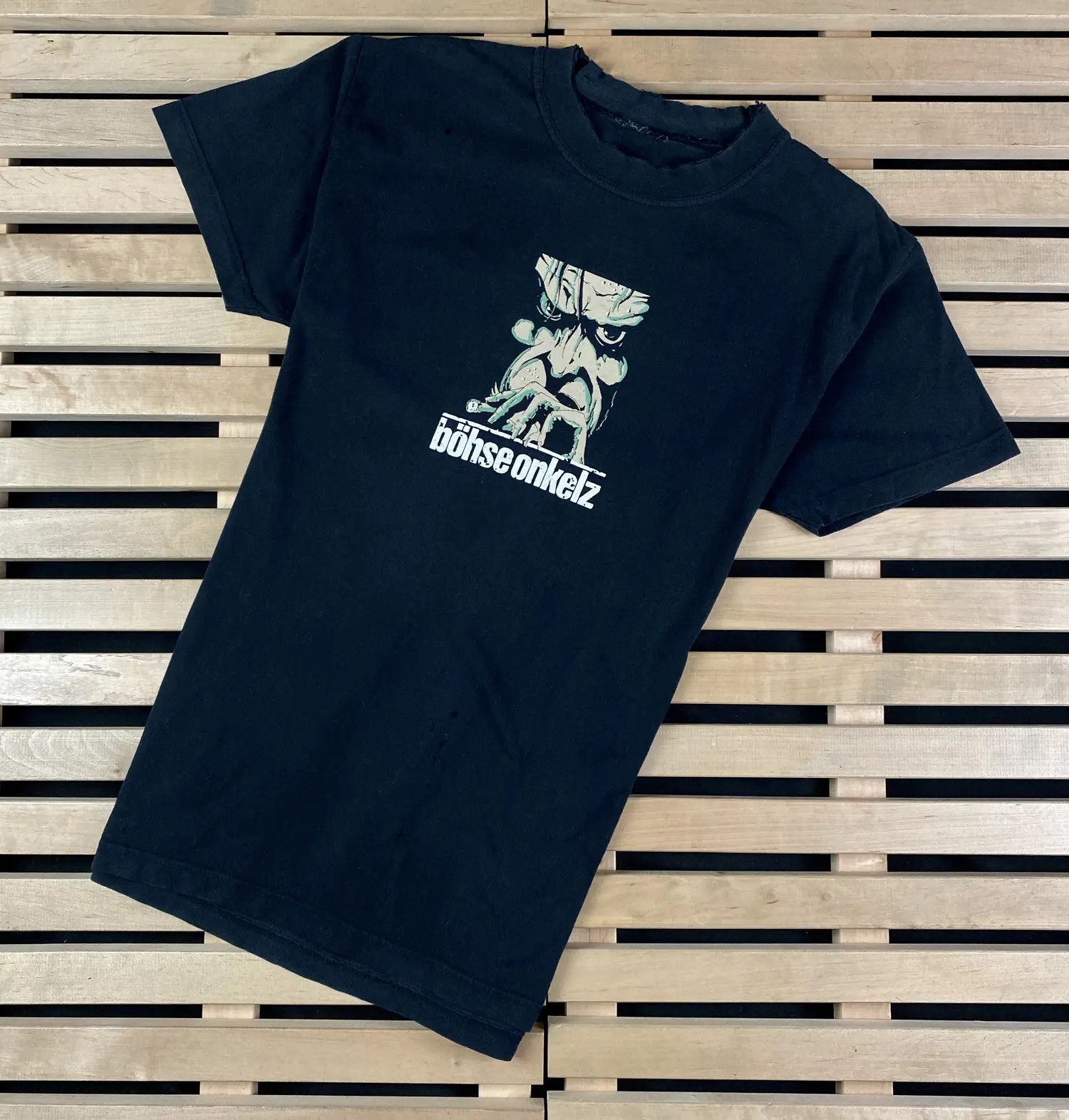 Band Tees Mens Vintage T-Shirt Bohse Onkelz Size L Size US L / EU 52-54 / 3 - 1 Thumbnail