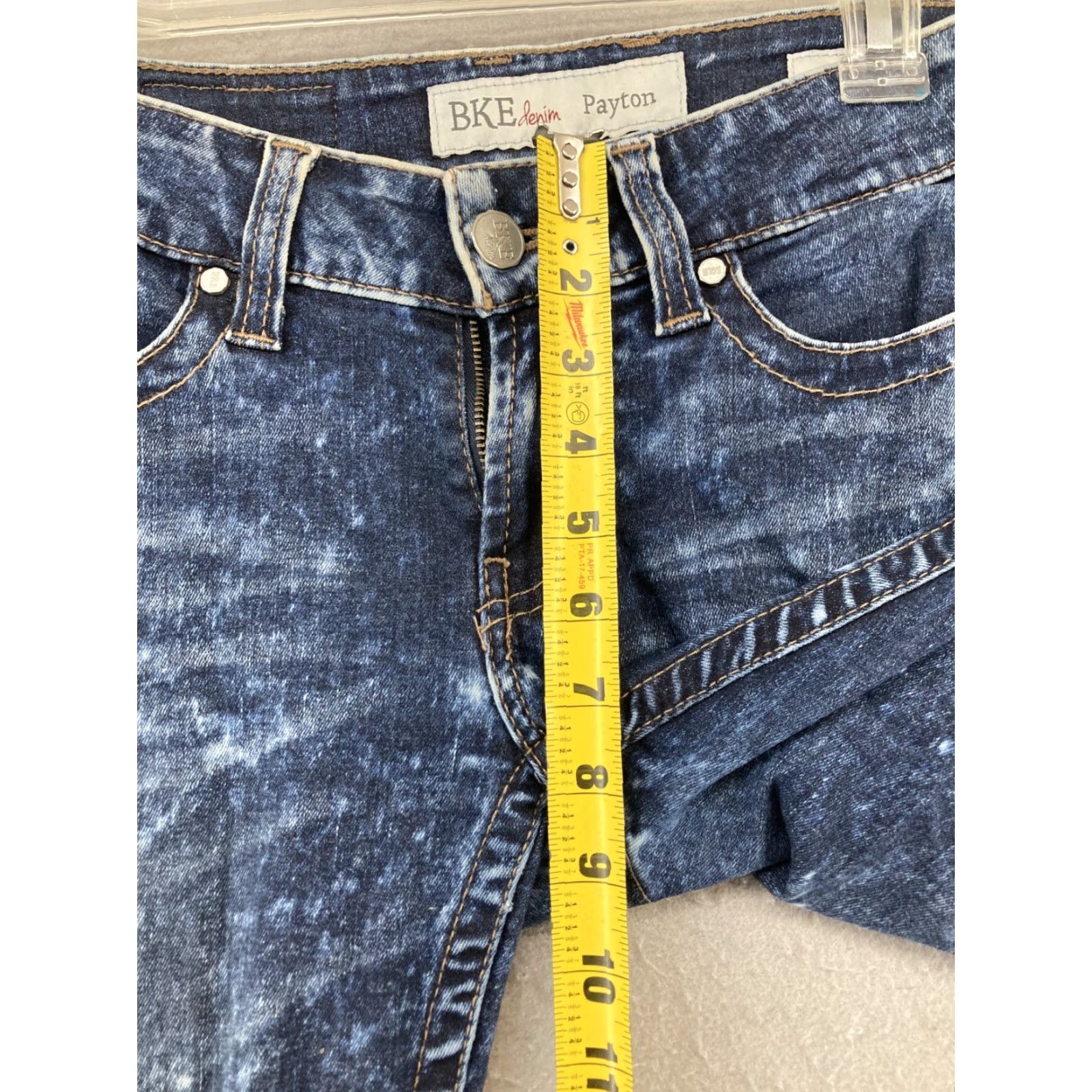 BKE BKE Denim Payton Jeans Womens 26 Skinny Denim Blue Acid Wash 5-Pocket Style Size 26" / US 2 / IT 38 - 7 Thumbnail