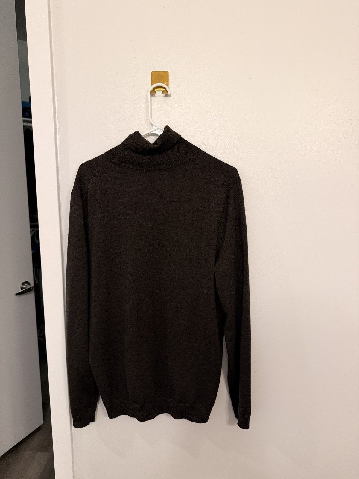 Hugo Boss Hugo Boss Brown Turtle-Neck Knit Sweater Size US M / EU 48-50 / 2 - 4 Thumbnail