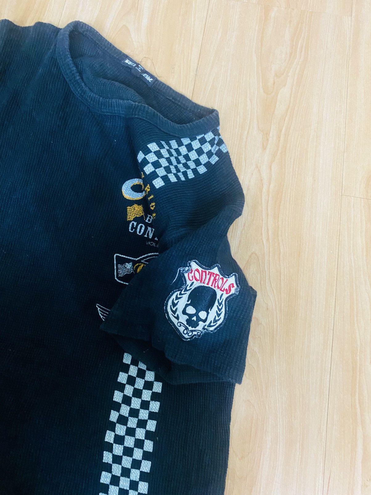 Bullet Noise Vtg Bullet Noise Waffle Racing Tee Y2K Japanese Streetwear Size US L / EU 52-54 / 3 - 3 Thumbnail