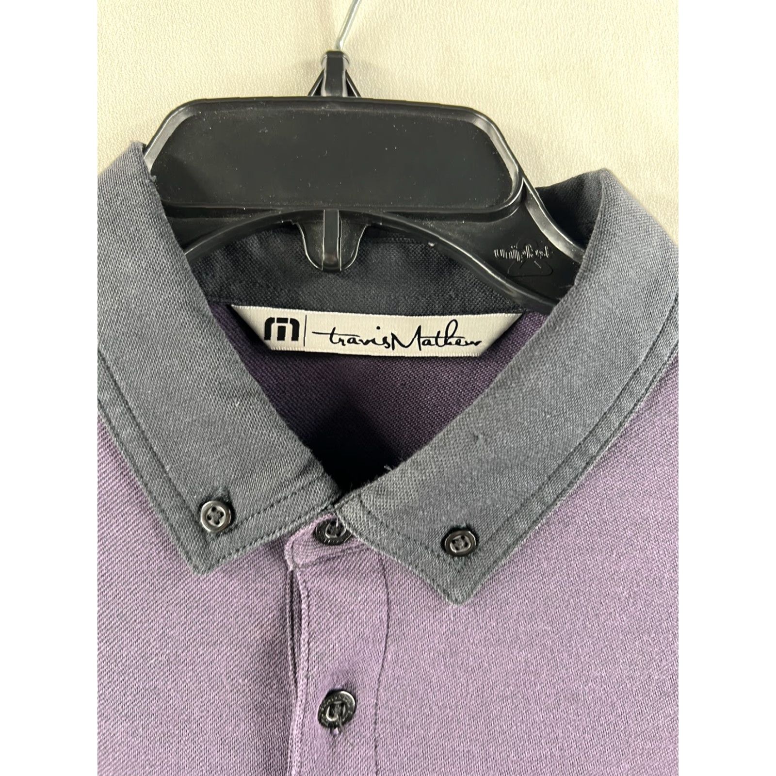 TravisMathew Travis Mathew Polo Shirt Mens Medium Purple Lightweight Short Sleeve Golf Casual Activewear Shirt Polo Size US M / EU 48-50 / 2 - 3 Thumbnail