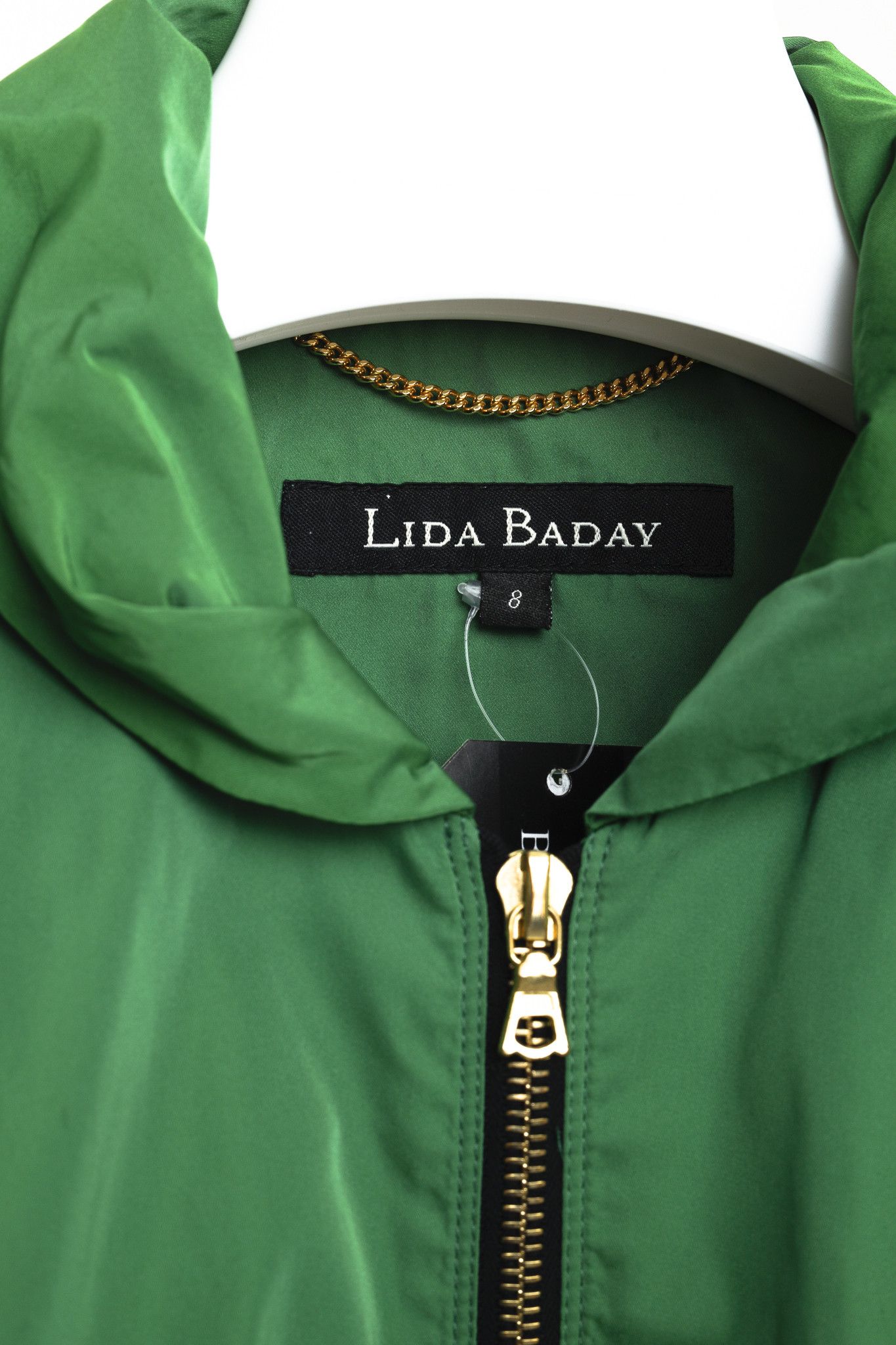Other Lida Baday Green Radzimir Short-Sleeve Cropped Zip Jacket Size M / US 6-8 / IT 42-44 - 4 Thumbnail