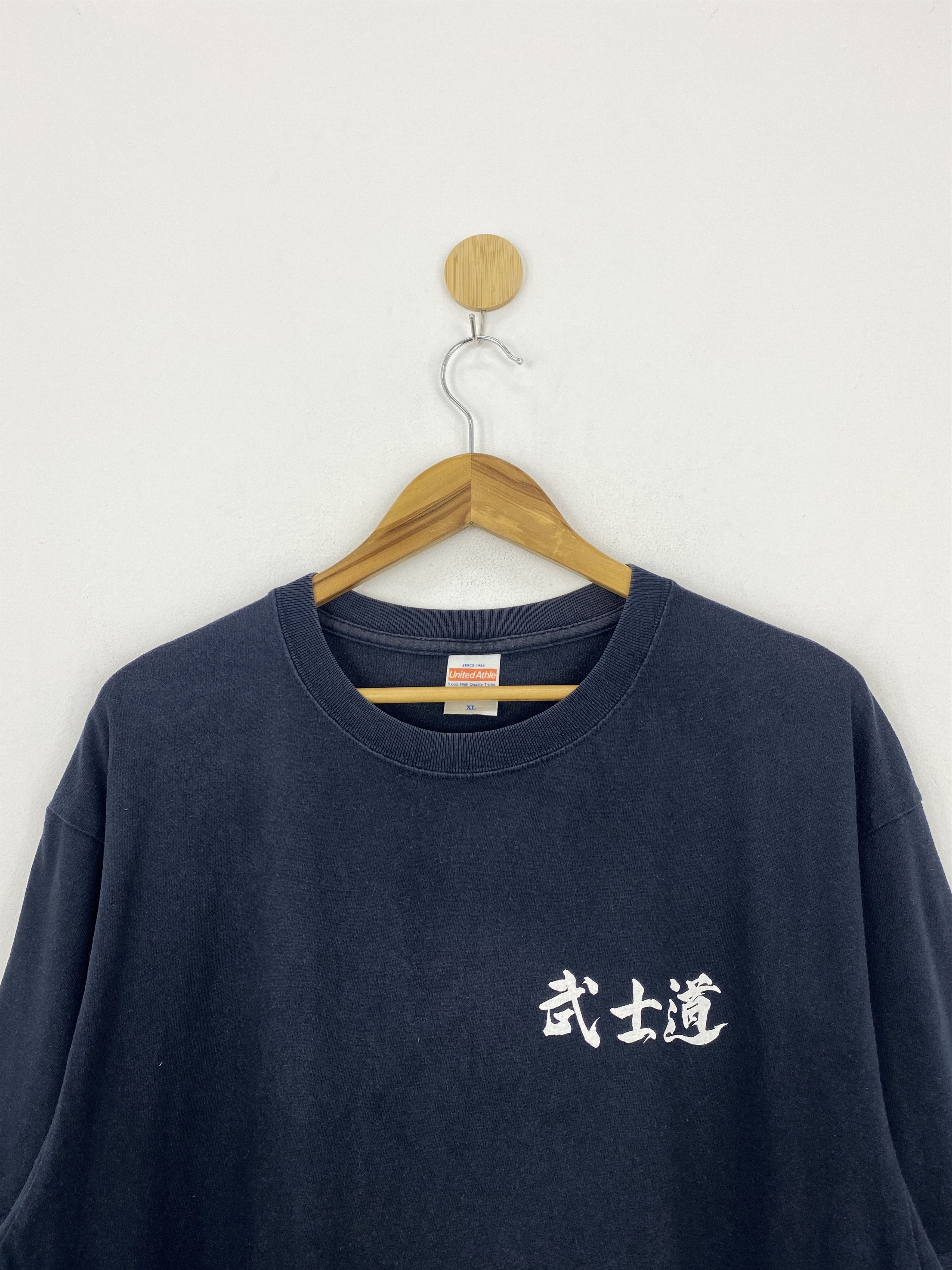 Vintage Vintage Japanese Brand Samurai Printed Tee TA0505 Size US XL / EU 56 / 4 - 4 Thumbnail