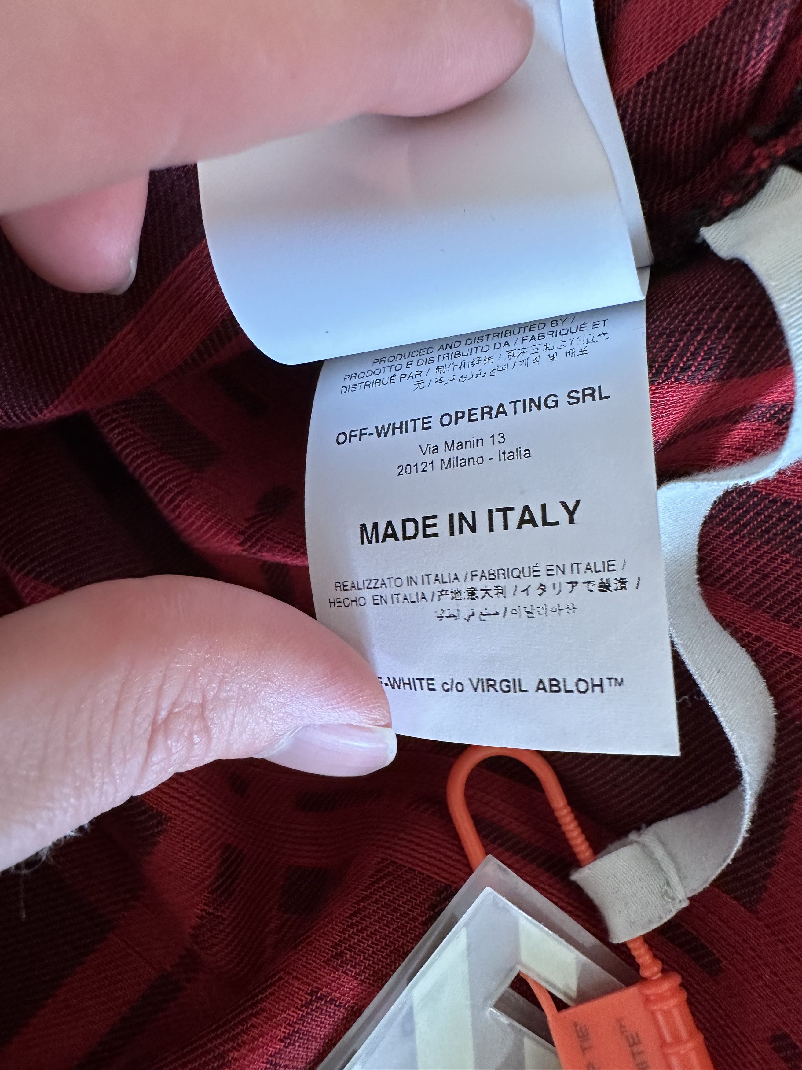 Off-White Off-White 'Modern' Camp Collar Short Sleeve Button Up Shirt Size US S / EU 44-46 / 1 - 8 Thumbnail
