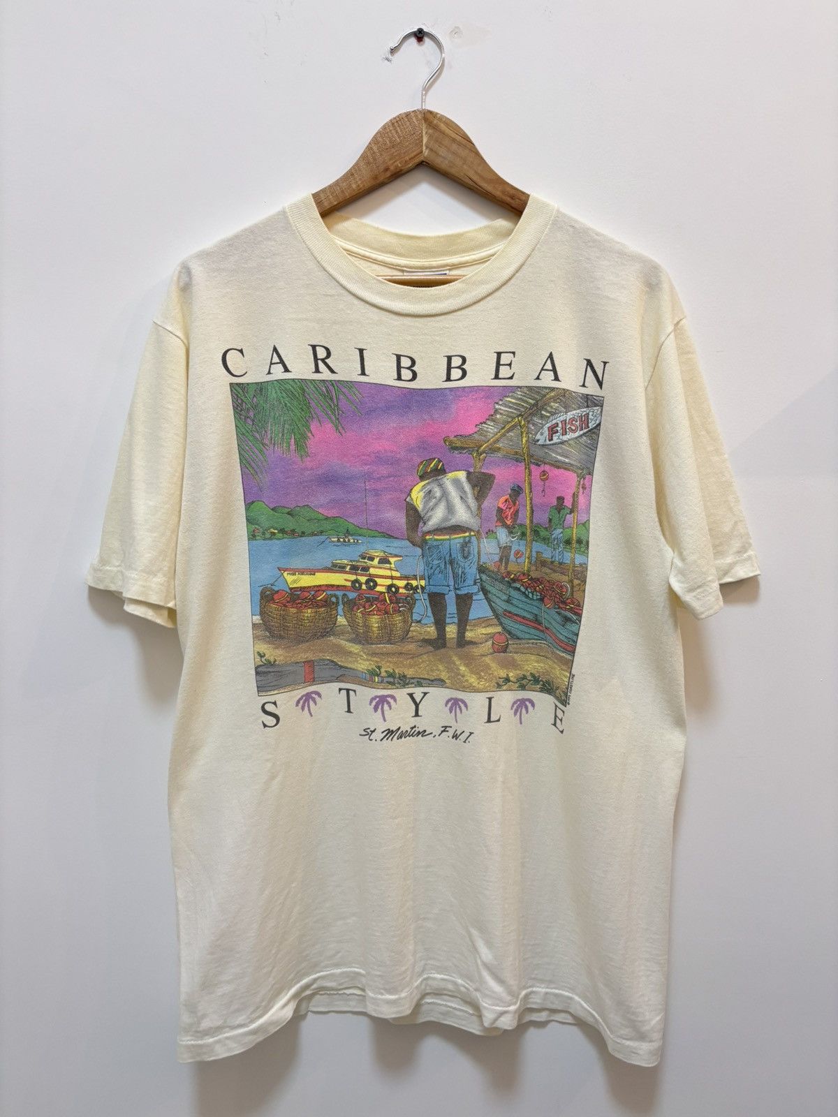 All Sport × Vintage Vintage 1994 Caribbean St. Martin Size US L / EU 52-54 / 3 - 1 Thumbnail