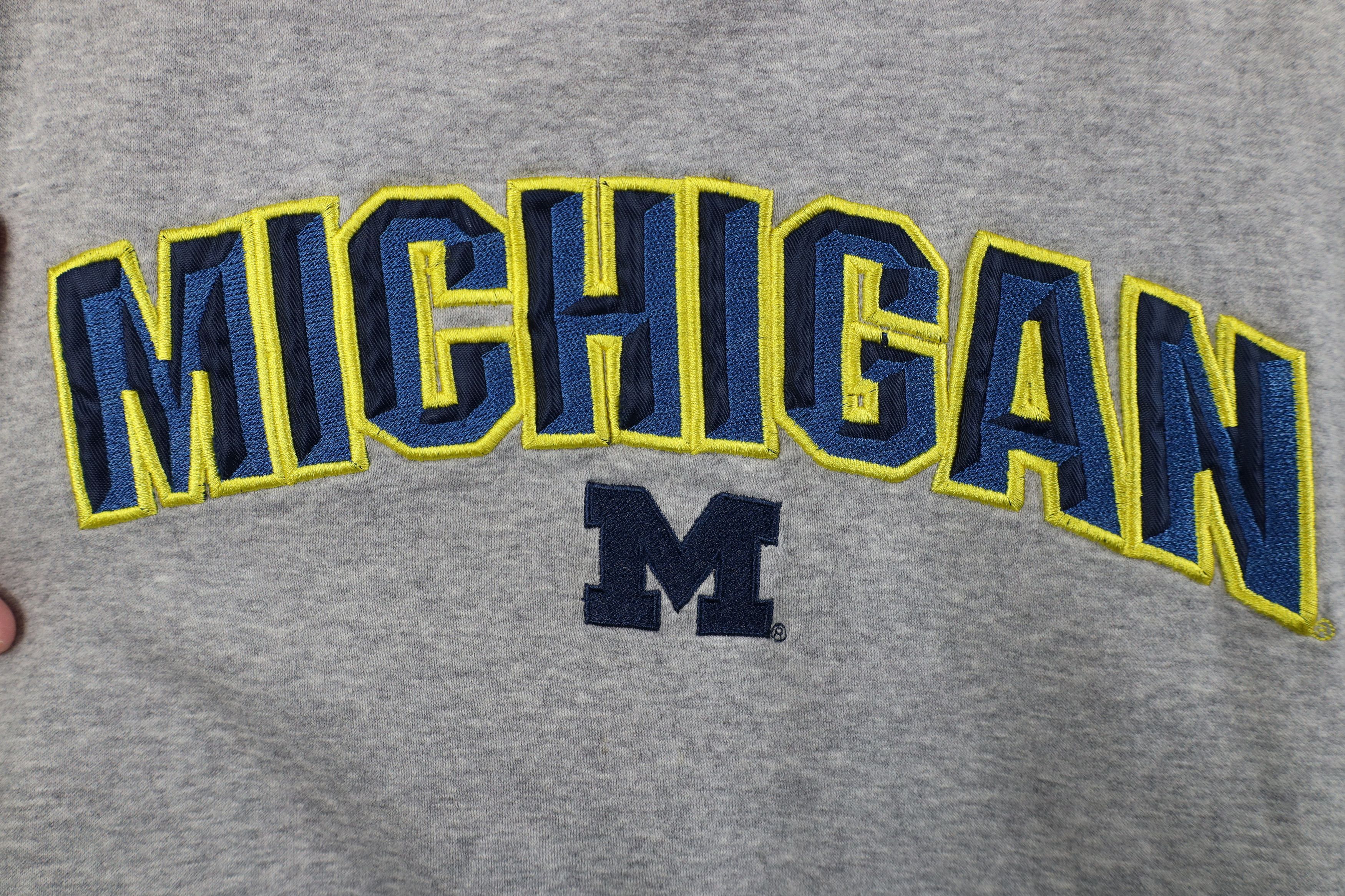 Vintage Vintage Spell Out University of Michigan Hoodie Sweatshirt Size XL / US 12-14 / IT 48-50 - 8 Thumbnail