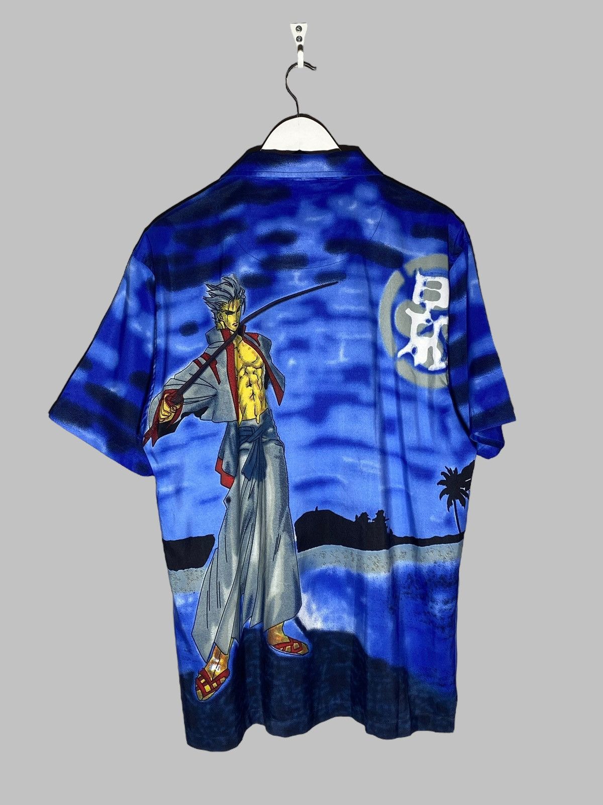 Anime 🇯🇵 Vintage 90s Anima Samurai Shirt Japan Style Dragon Kapital Size US XL / EU 56 / 4 - 2 Thumbnail