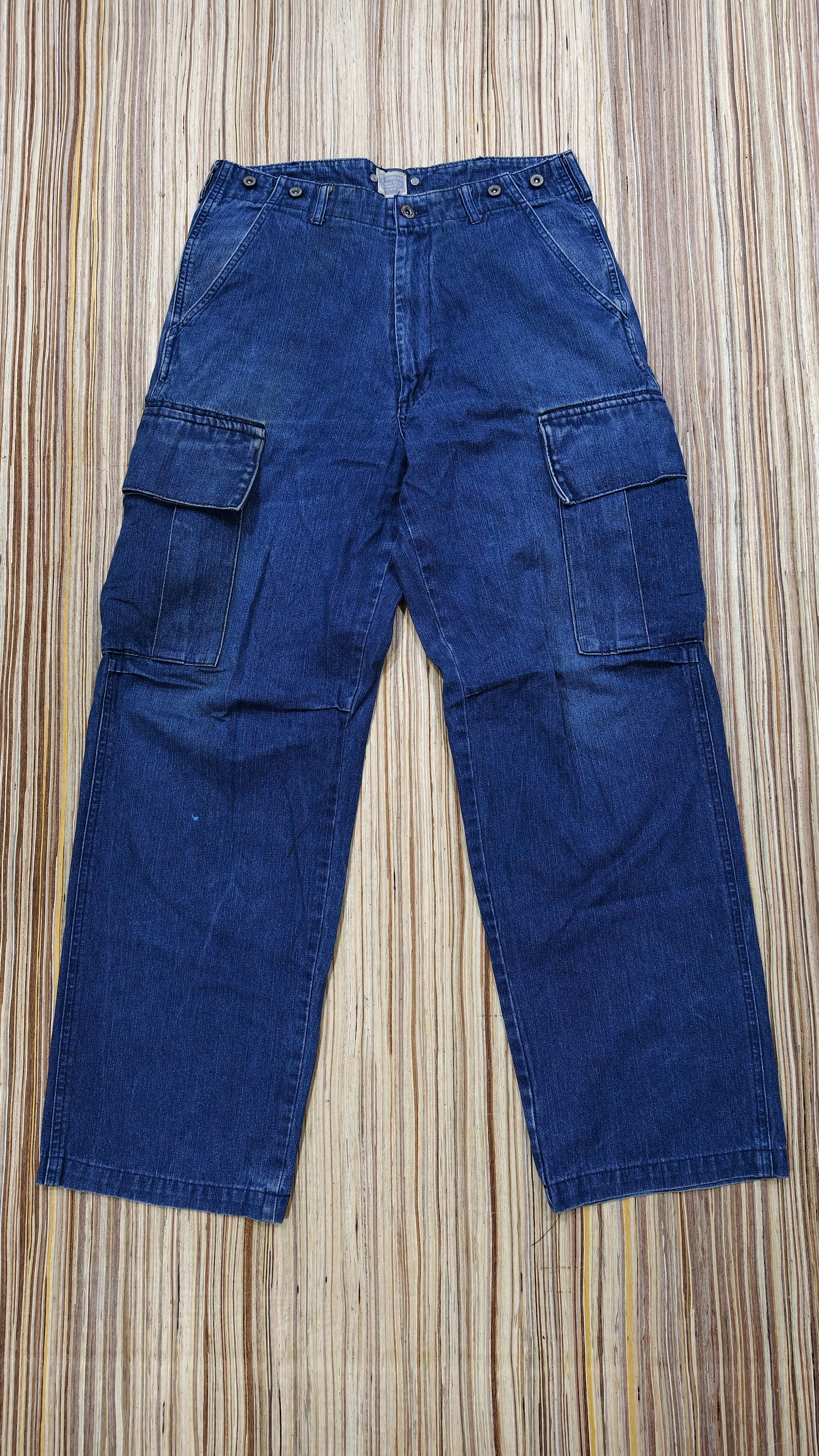Japanese Brand Vtg blue way trouser denim Size US 31 - 1 Thumbnail