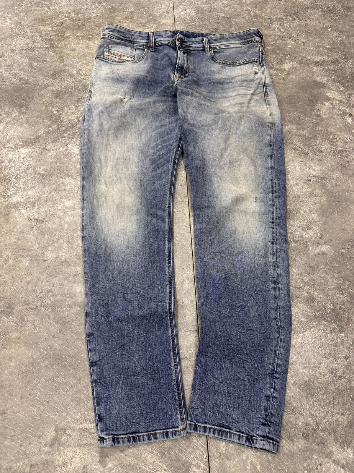 If Six Was Nine Diesel Washed Y2K Jeans Made in Italy Size US 36 / EU 52 - 3 Thumbnail