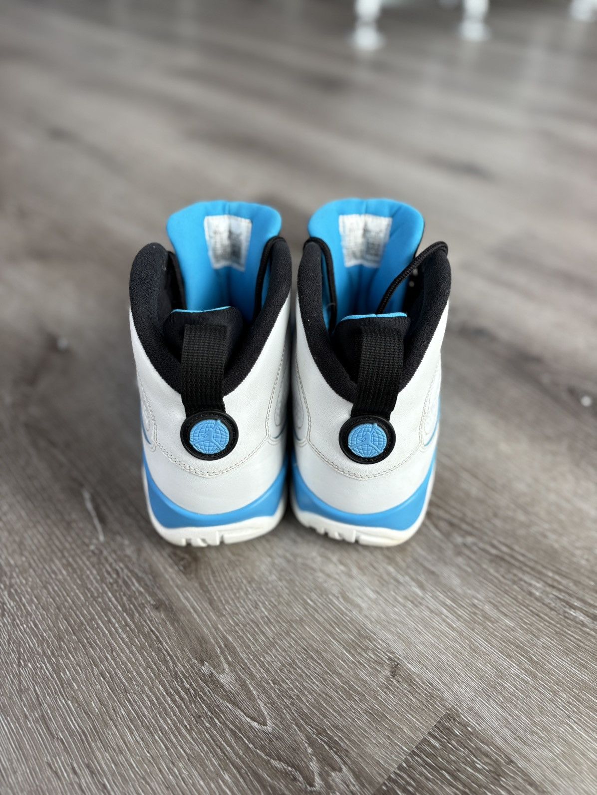 Jordan Brand Air Jordan 9 Retro “Powder Blue” (2024) **PRE-OWNED** Size US 10.5 / EU 43-44 - 4 Thumbnail