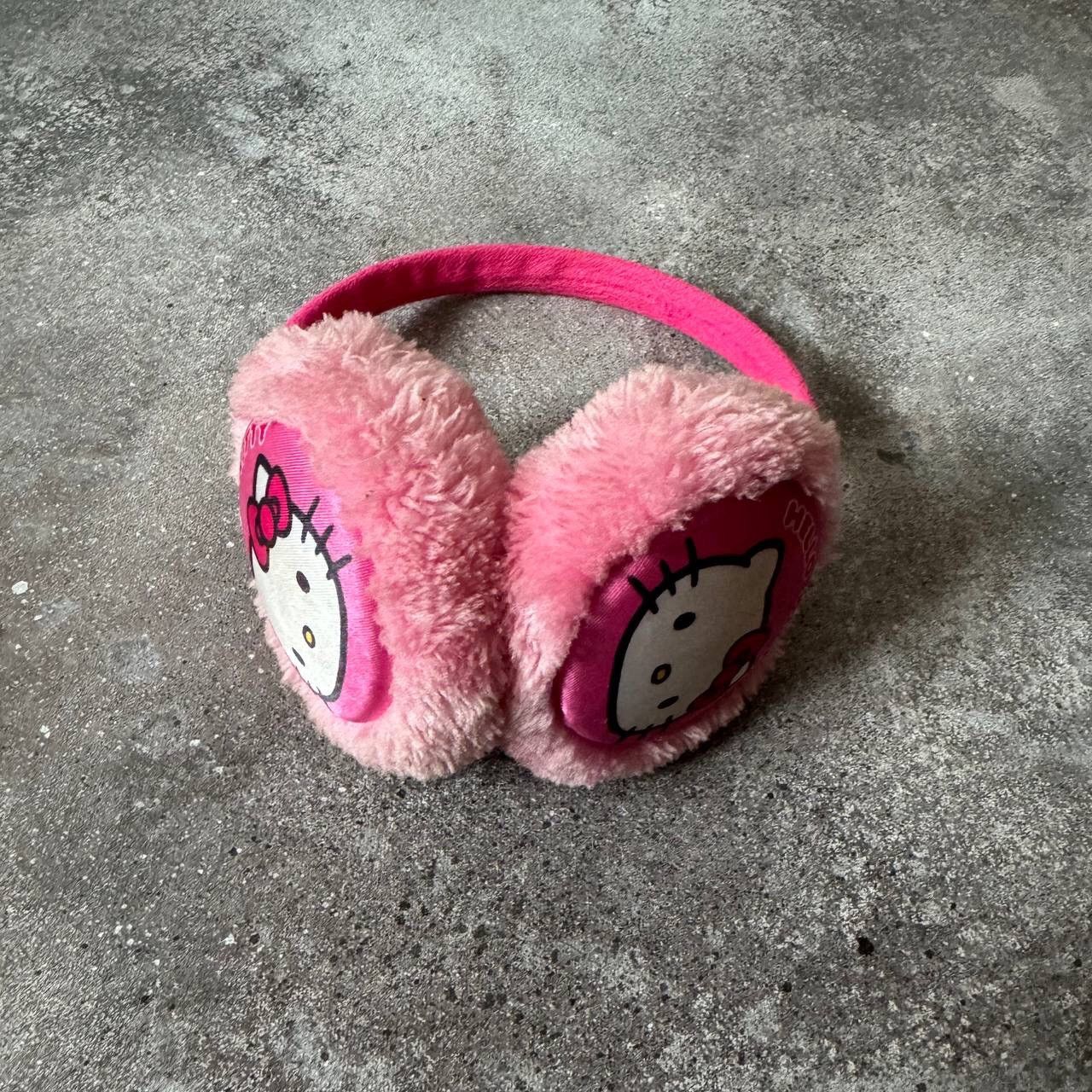 20471120 × Hysteric Glamour × Japanese Brand Y2K Hello Kitty Vintage Pink Headphones Hat Size ONE SIZE - 4 Thumbnail