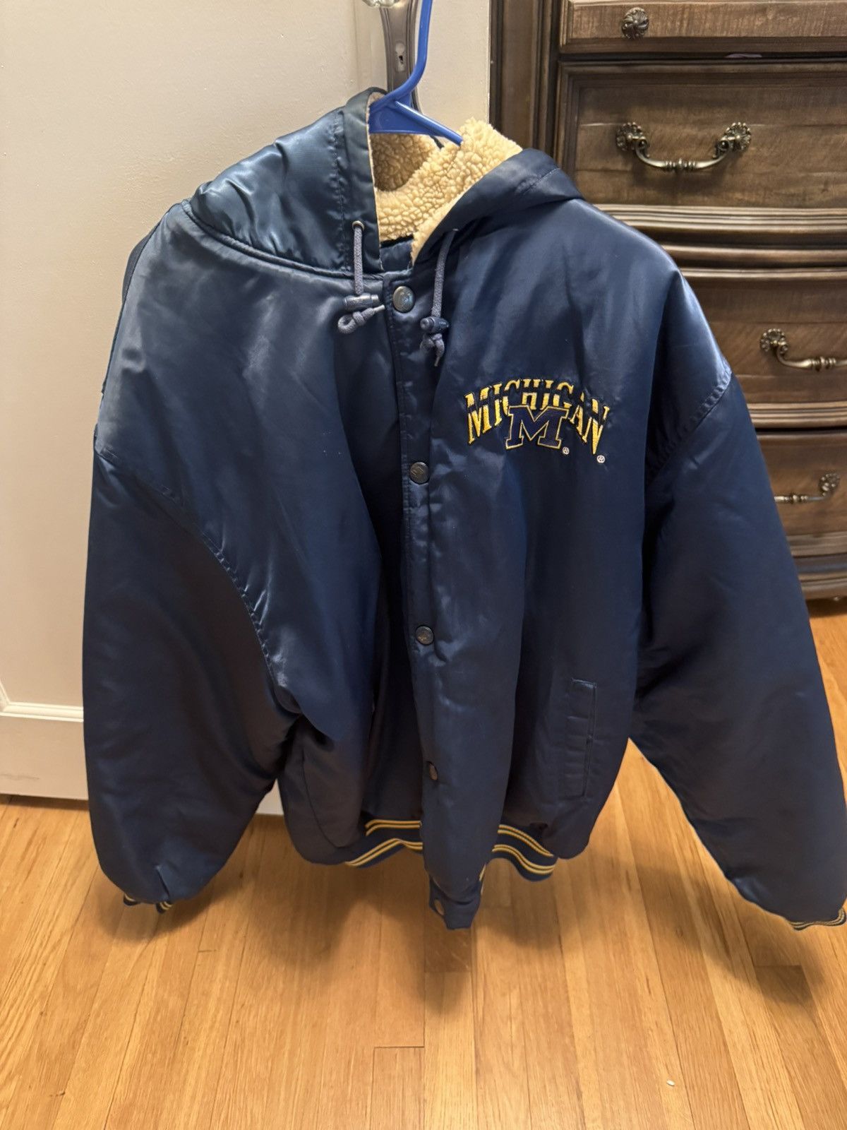 Starter Michigan フード付きジャケット M Starter Michigan Jacket | Grailed