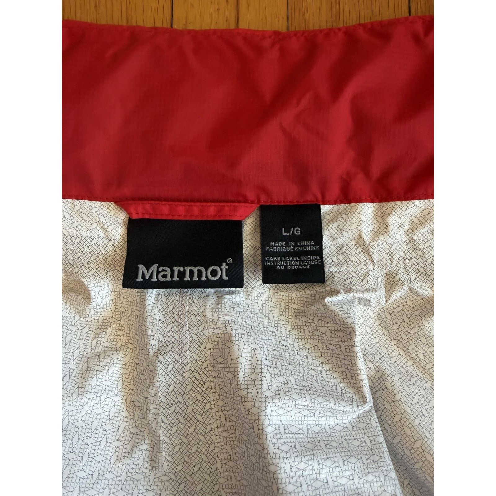 Marmot Marmot Jacket Large Red Lightweight Hiking Windbreaker Size US L / EU 52-54 / 3 - 3 Thumbnail