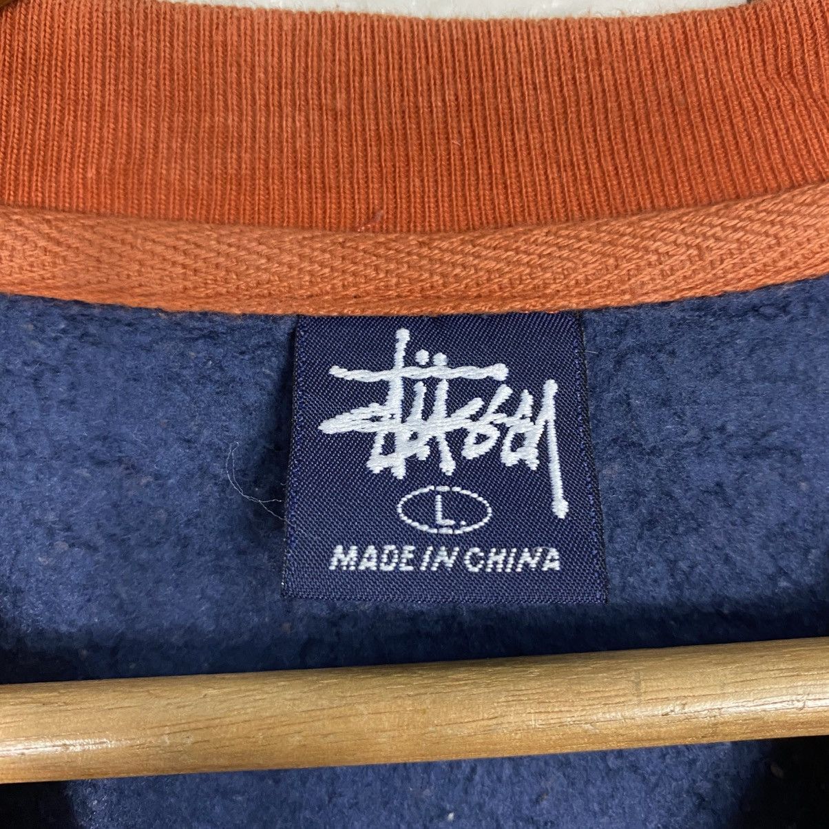 Stussy 📌Vintage Y2K Sweatshirt Stussy Big Logo Design Size US L / EU 52-54 / 3 - 14 Thumbnail