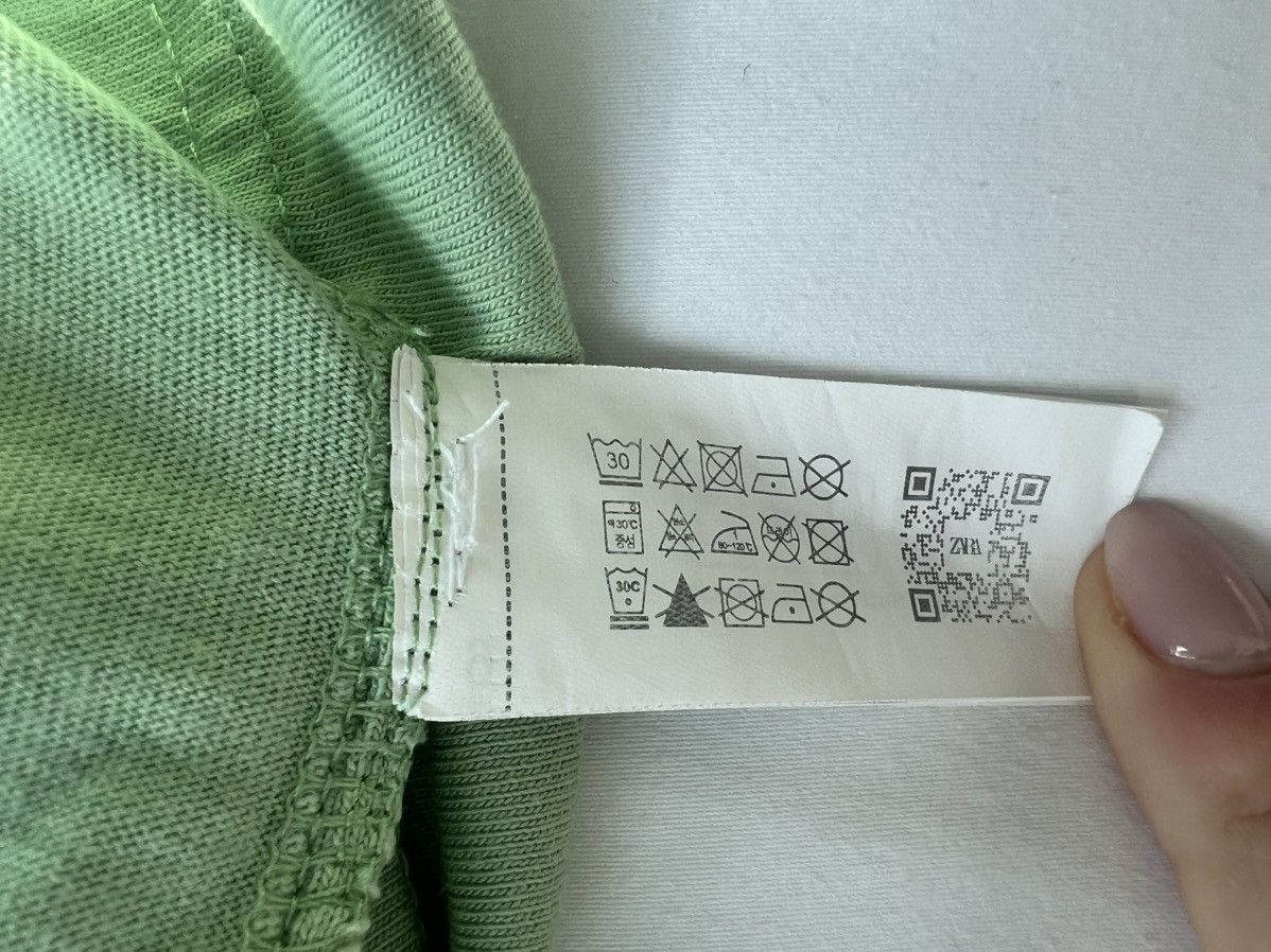 Zara Zara x Pantone Fine Green Tee Size S / US 4 / IT 40 - 6 Thumbnail