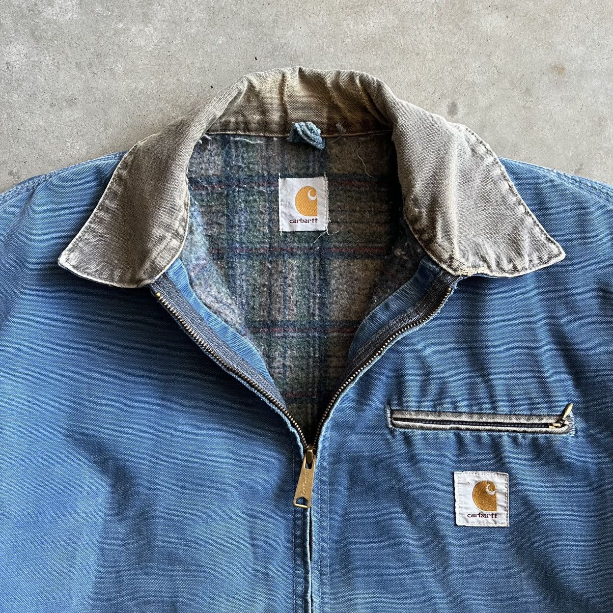 Carhartt Carhartt JB1215 Blue Detroit Jacket Rare Size Large Vintage Size US L / EU 52-54 / 3 - 6 Thumbnail