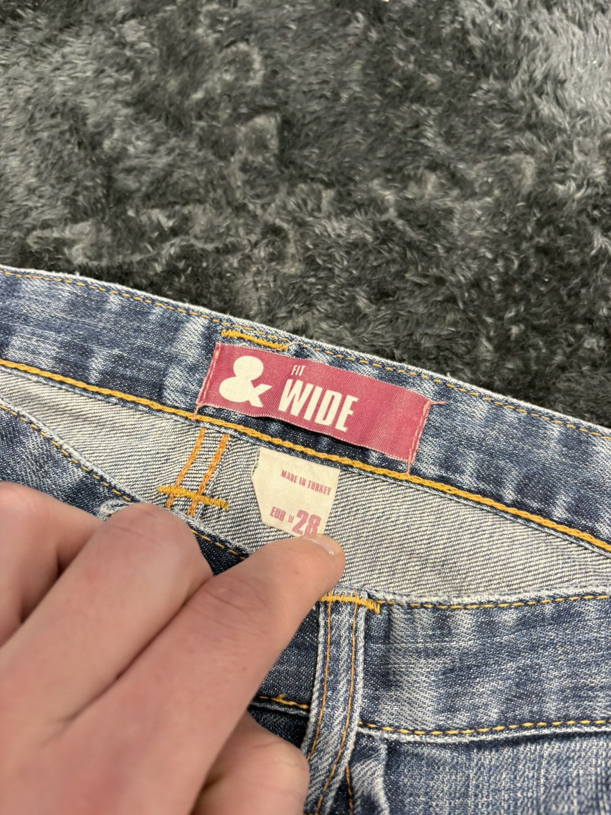 Miss Sixty Vintage Faded Y2K Wide Flared Fit Jeans Miss Sixty Style Size 28" / US 6 / IT 42 - 5 Thumbnail