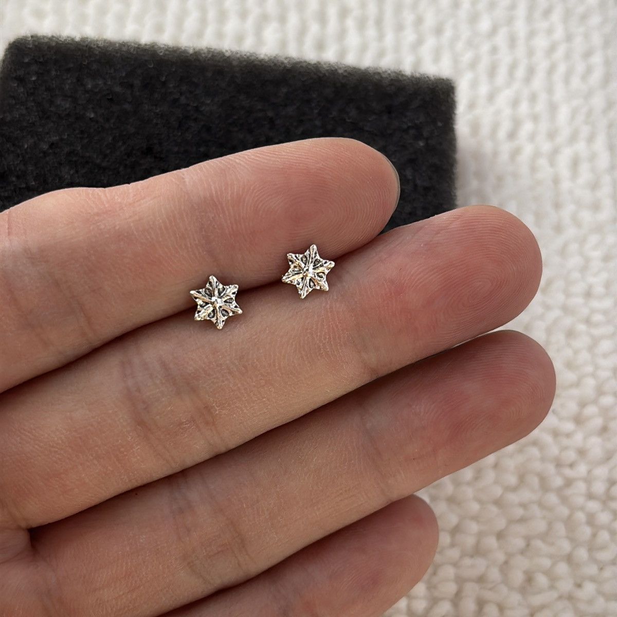 Other 7mm Mini Six-pointed Star Stud Earrings for Men Women Size ONE SIZE - 5 Thumbnail