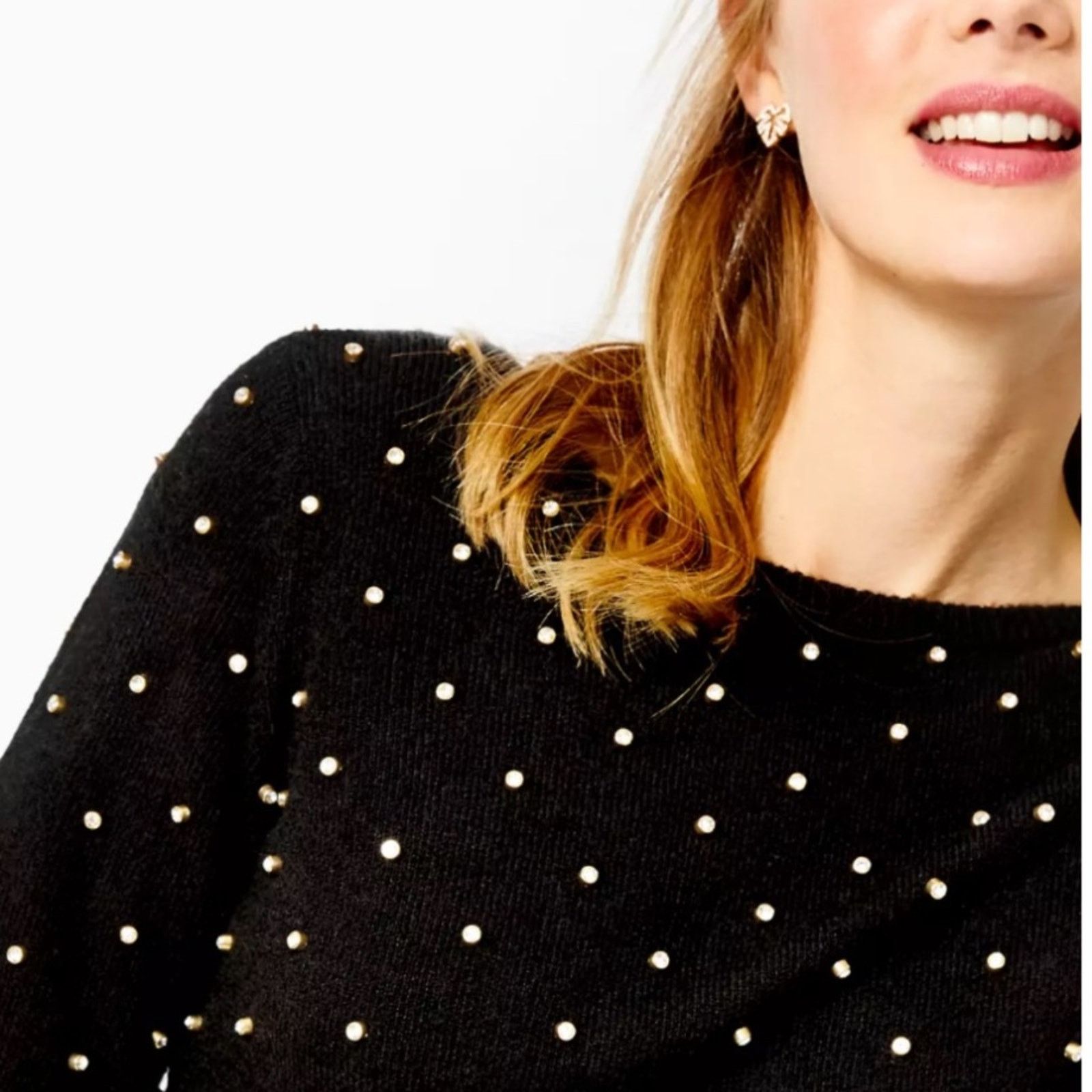 Lilly Pulitzer Lilly Pulitzer $168 Laveta Rhinestone Sweater XS EUC Size XS / US 0-2 / IT 36-38 - 12 Thumbnail