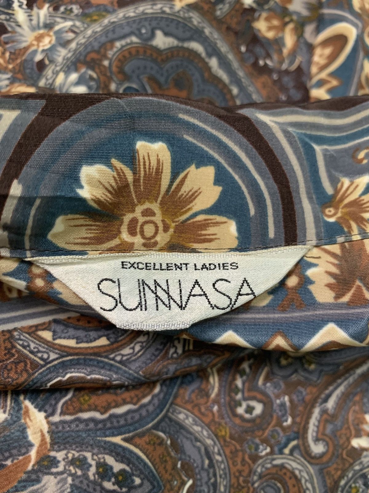 Other Rare Design Vintage Sunnasa Paisley Print Blouse Size M / US 6-8 / IT 42-44 - 4 Thumbnail