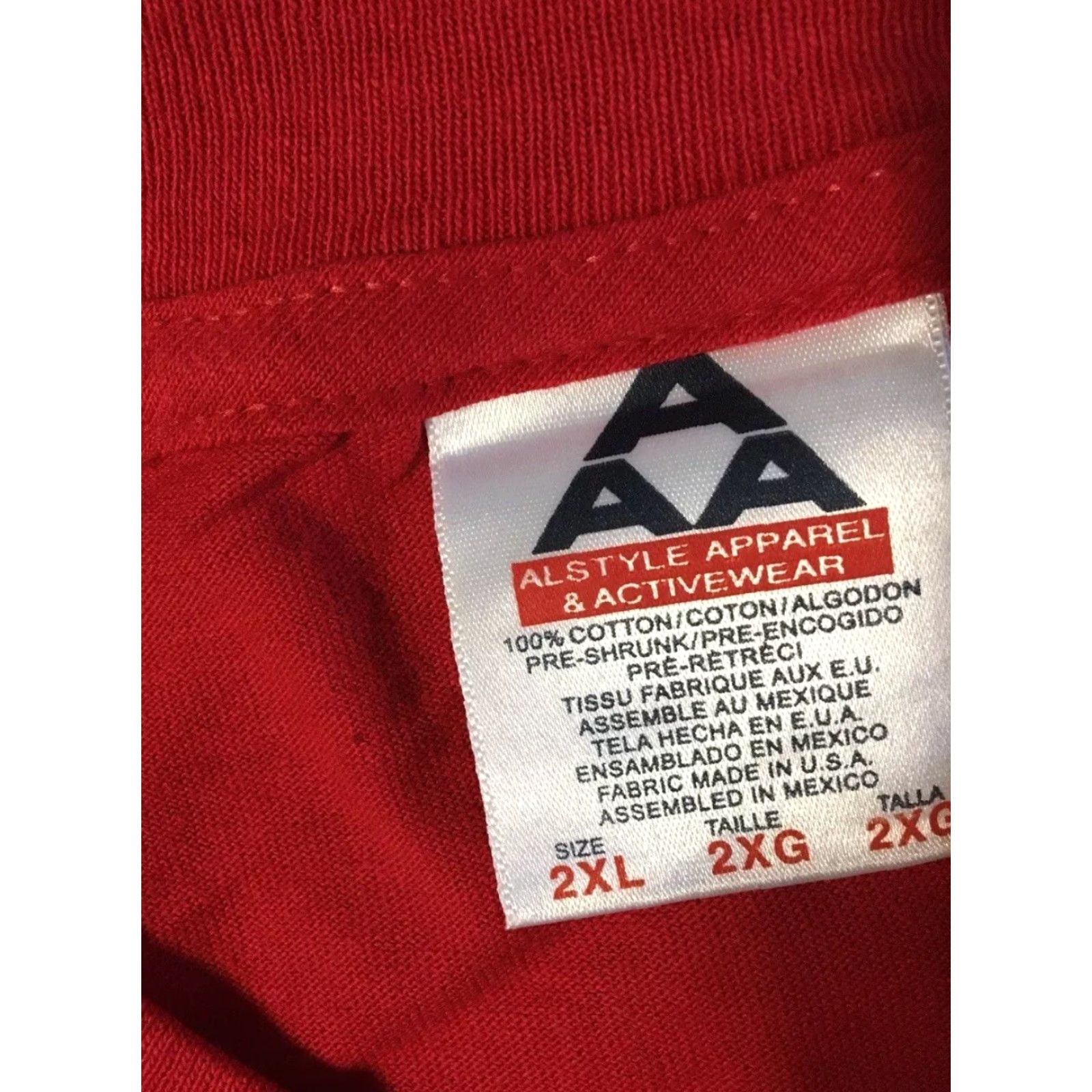 Vintage VINTAGE CIA Christian In Action Shirt XXL Red Men T-Shirt Funny Saying Grunge 90s Y2K Size US XXL / EU 58 / 5 - 5 Thumbnail