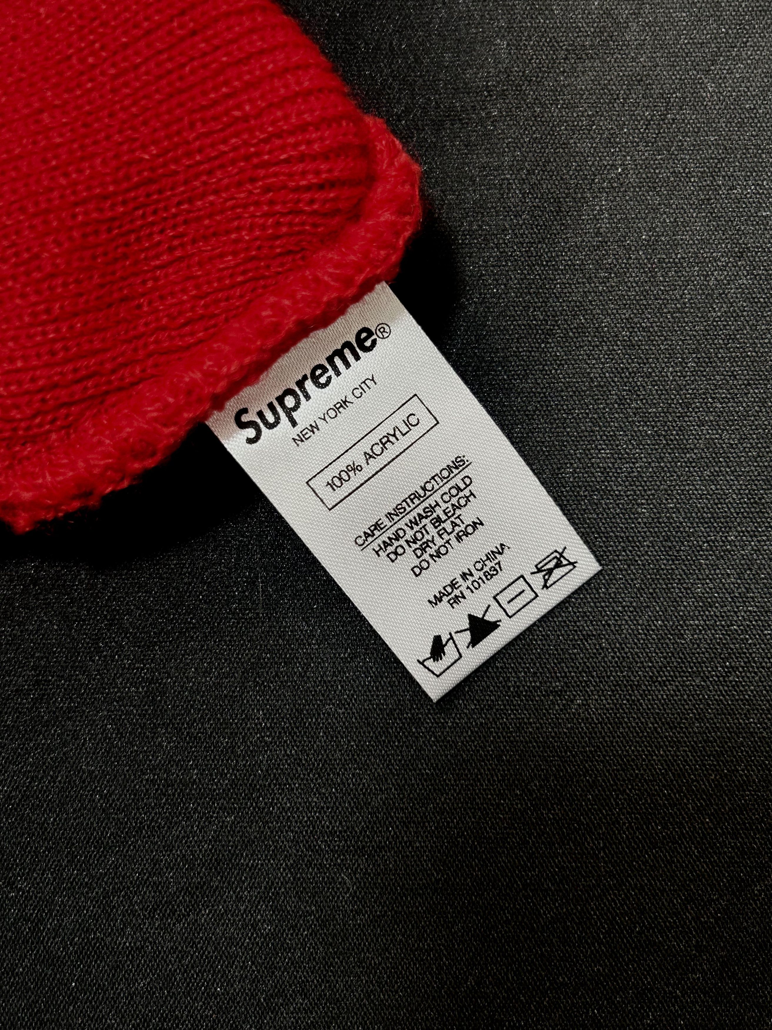 Hysteric Glamour × Supreme Deadstock FW17 Supreme Hysteric Glamour Red Beanie OS Size ONE SIZE - 6 Thumbnail