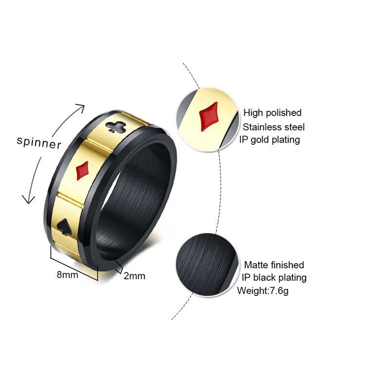 Other Fortune Luck Spinner Ring Size ONE SIZE - 2 Thumbnail