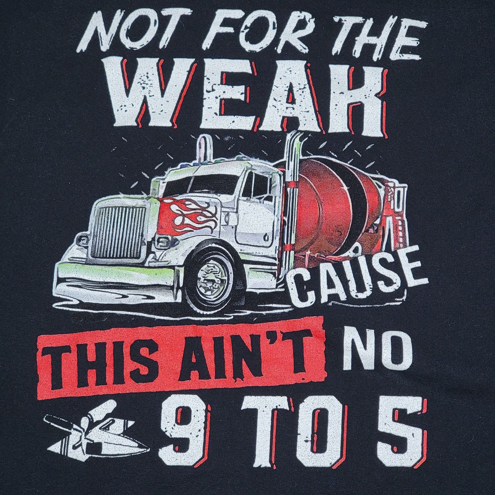 Other Trucker Black Unisex Tee "Not For The Weak..." - Size 4XL Size 4XL / US 24-26 - 2 Thumbnail