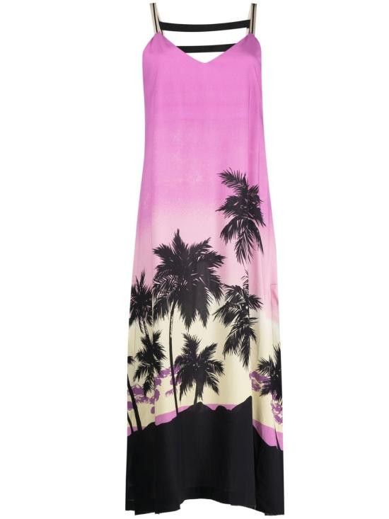 Palm Angels PALM ANGELS Women Short Skirts PWDJ001S23FAB004 3710 Purple Size S / US 4 / IT 40 - 1 Thumbnail