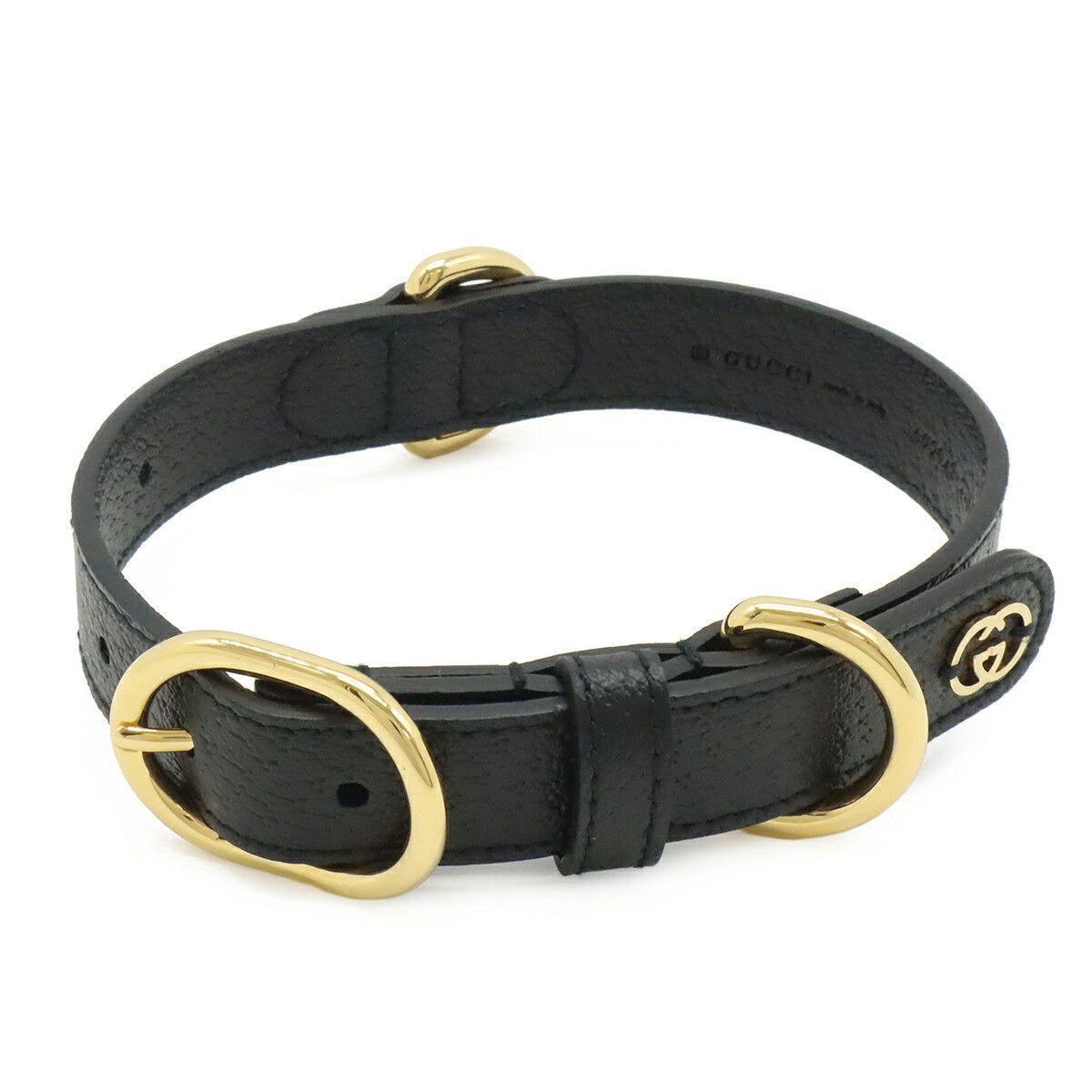 Gucci Gucci Gucci Interlocking G Leather Pet Collar Leather Pet Collar 692943 DUTY FREE for USA Size ONE SIZE - 1 Thumbnail