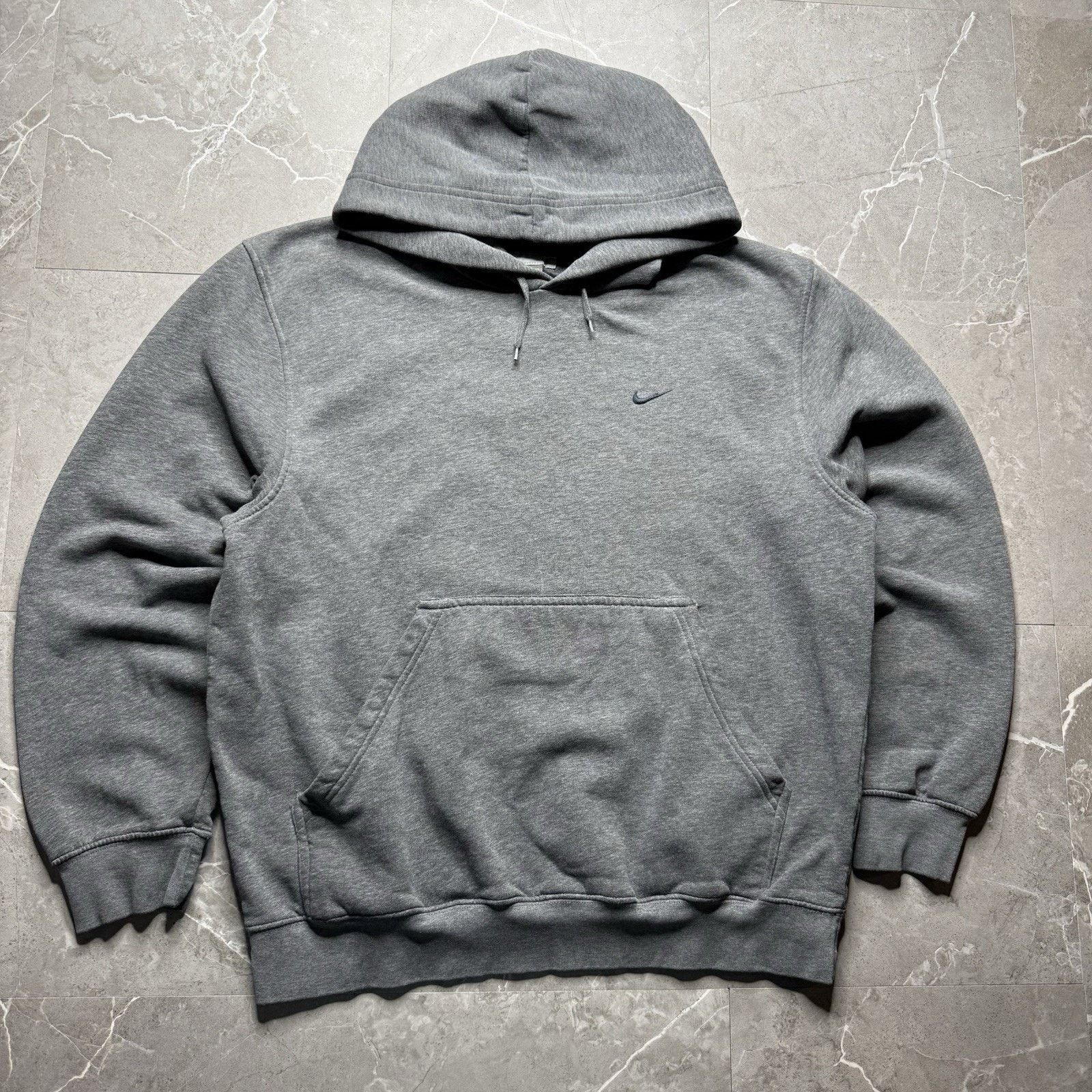 Nike Vintage Y2K Nike Mini Swoosh Grey Hoodie Tag Medium Size US M / EU 48-50 / 2 - 1 Thumbnail