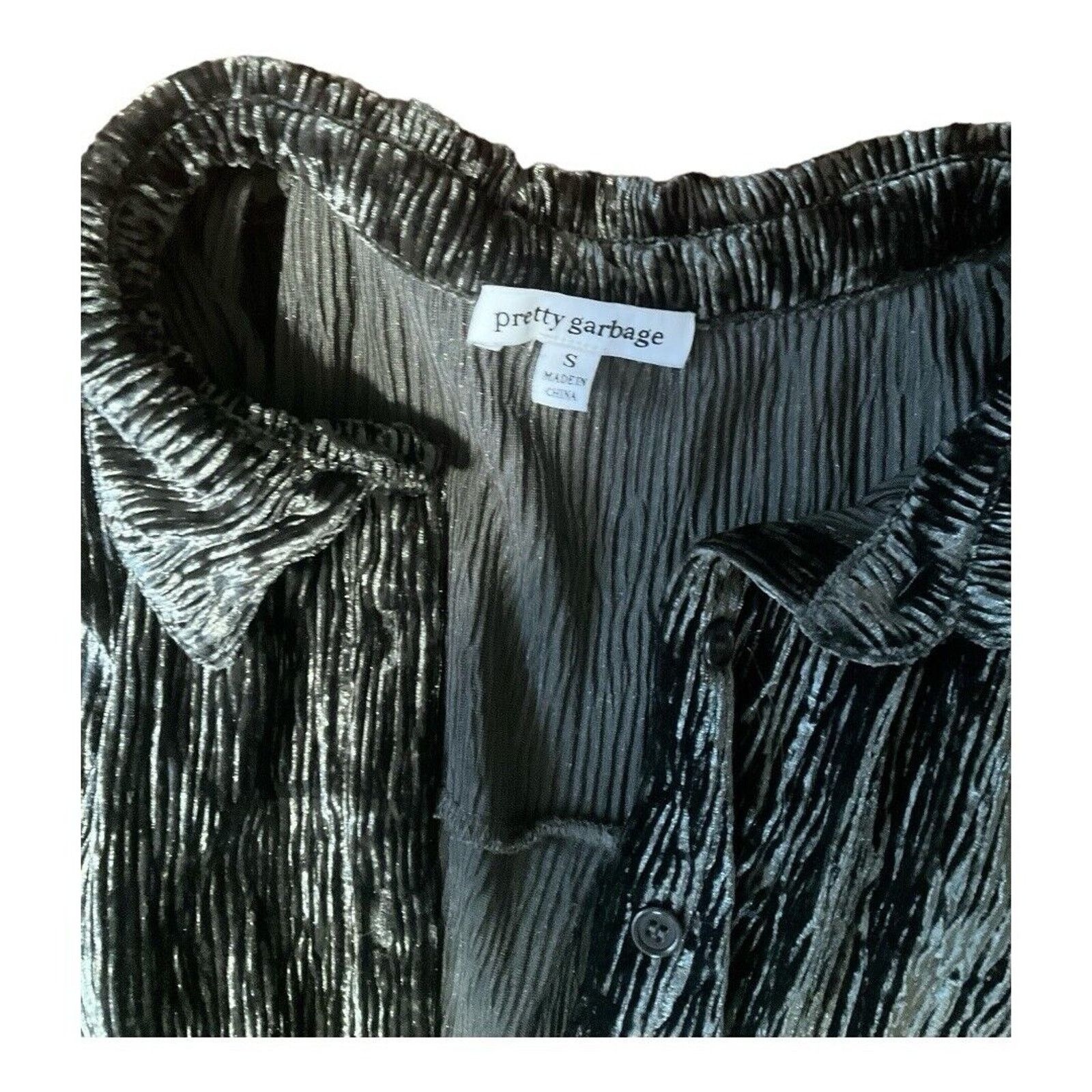 Other Pretty Garbage Corduroy Shacket Size S / US 4 / IT 40 - 2 Thumbnail