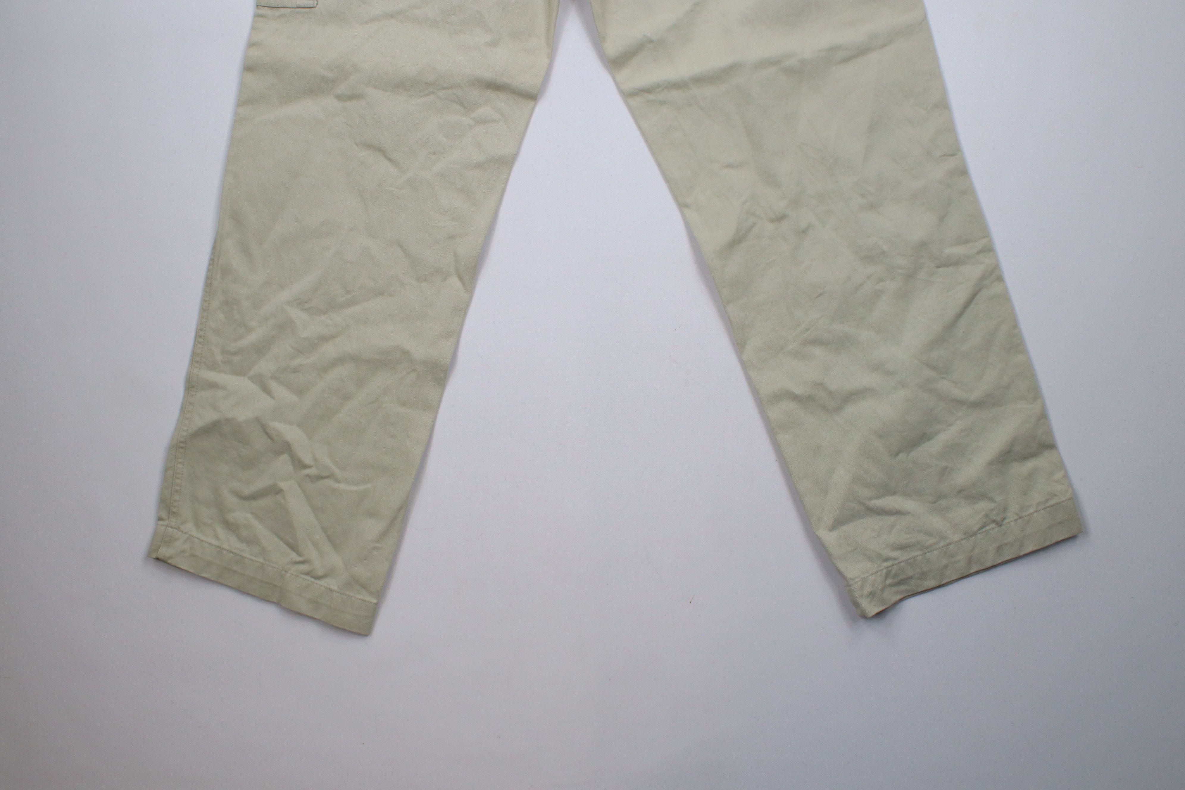 Gap × Vintage Vintage 90s Y2K Gap Baggy Wide Leg Cargo Pants Beige Cotton Size US 30 / EU 46 - 11 Thumbnail