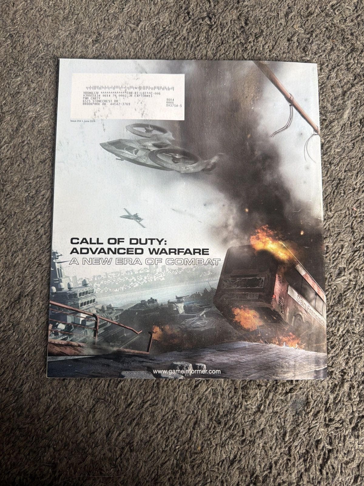 Hypebeast 2014 Game Informer Volume XXIV Number 6 Issue 254 Size ONE SIZE - 2 Thumbnail