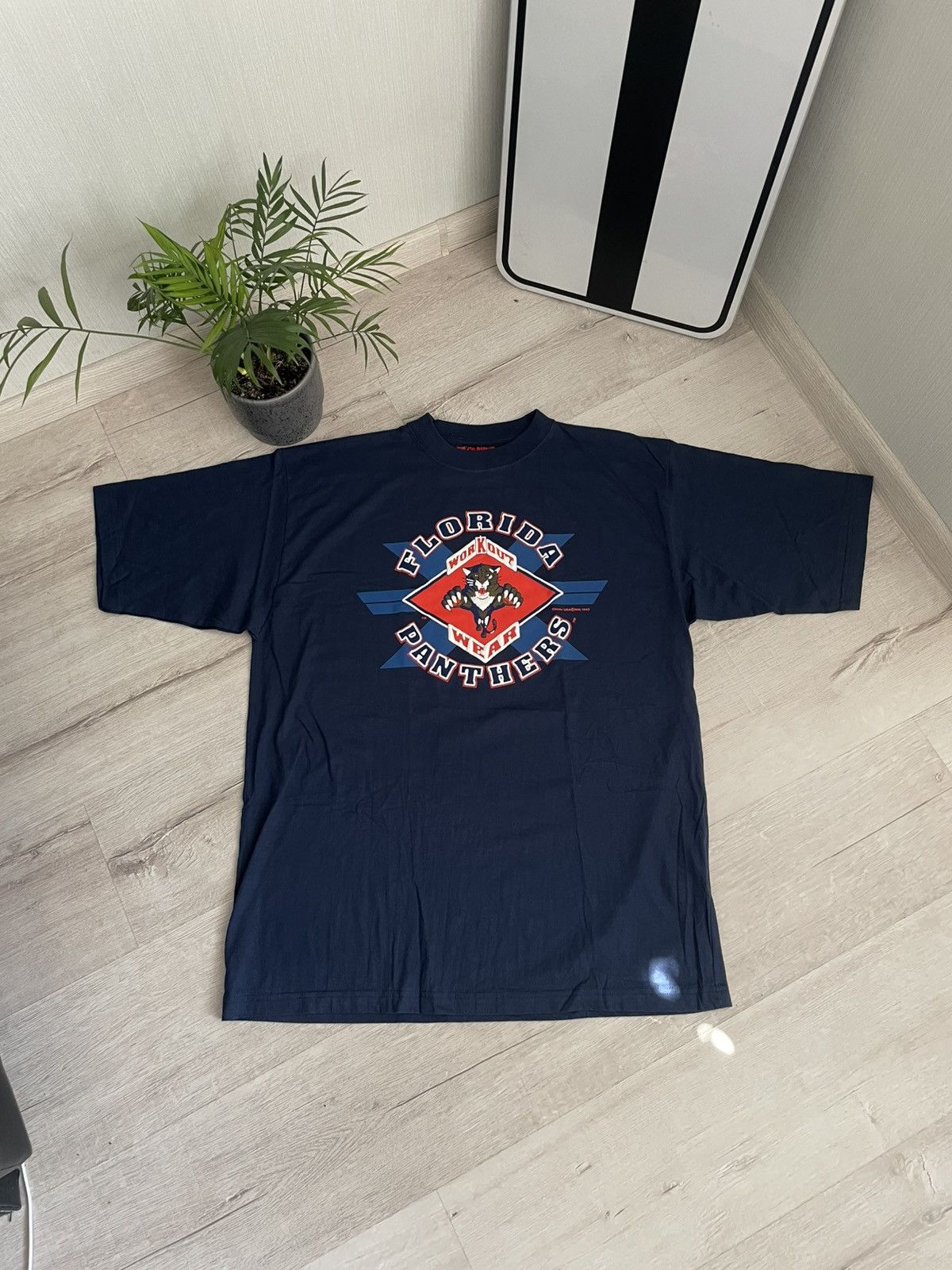 NHL × Vintage Vintage 1993 NHL Florida Panthers Workout Wear Chinin Hockey Size US L / EU 52-54 / 3 - 1 Thumbnail