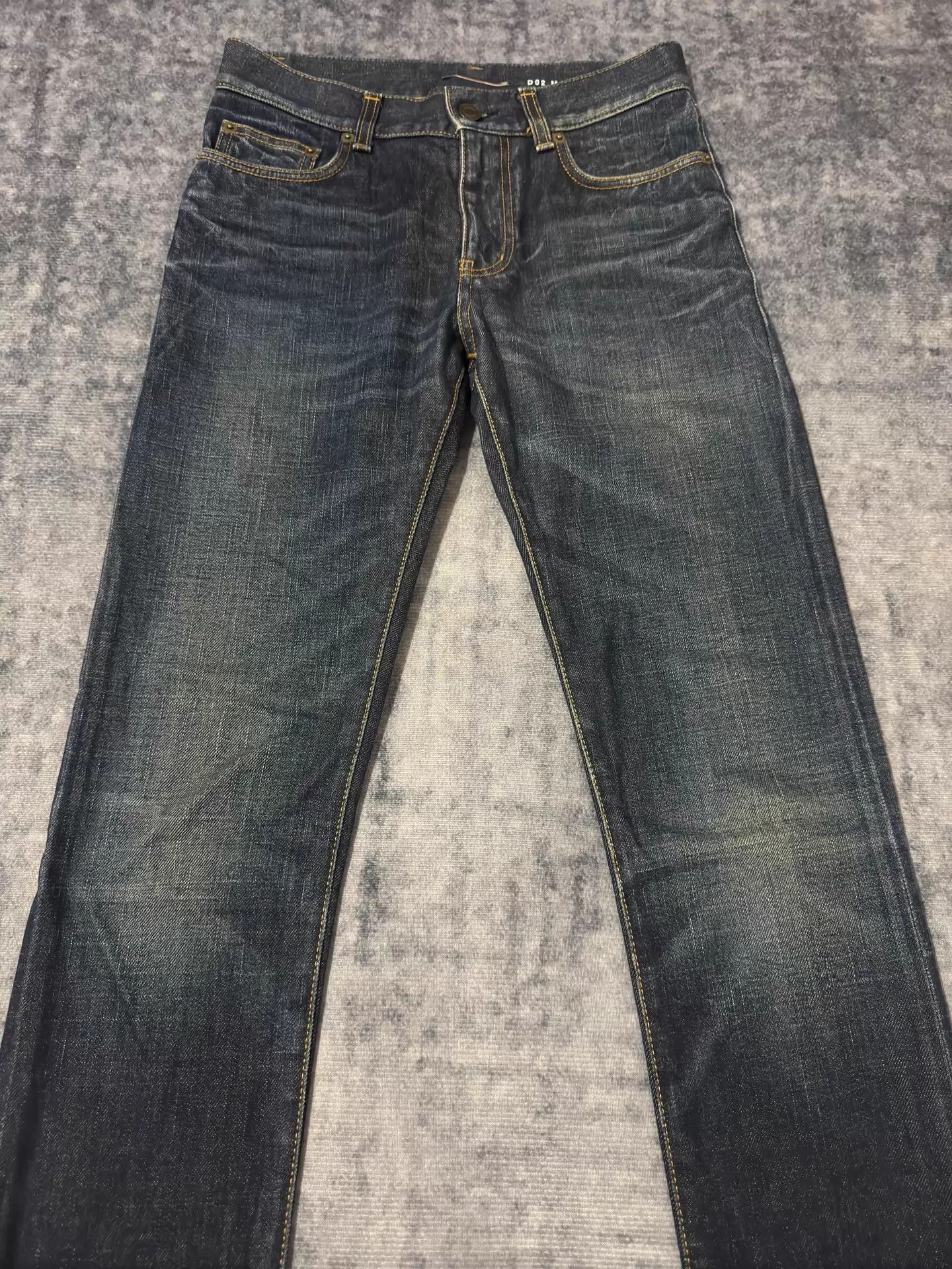 Saint Laurent Paris Saint Laurent SLP 13SS Deep Blue Cat Claw Skinny 28 Size US 28 / EU 44 - 3 Thumbnail