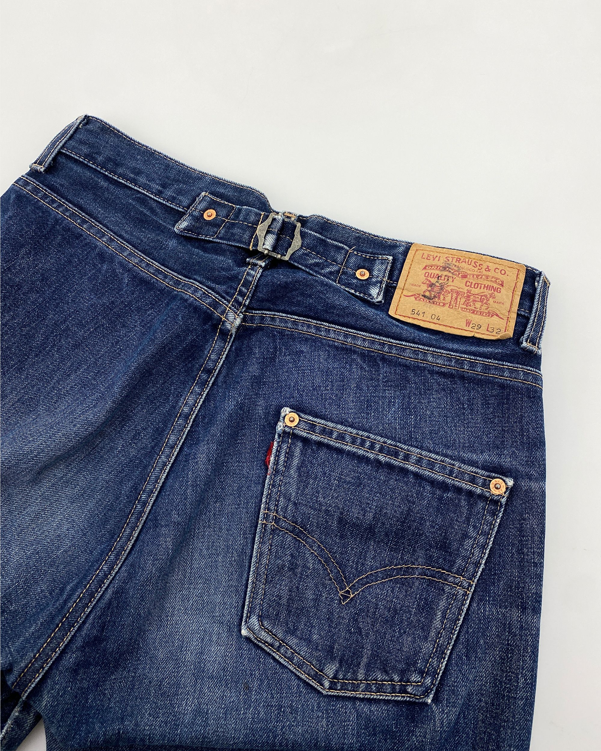 Levi's 1990s 541 04 Single Pocket Buckleback Denim Size US 29 - 4 Thumbnail