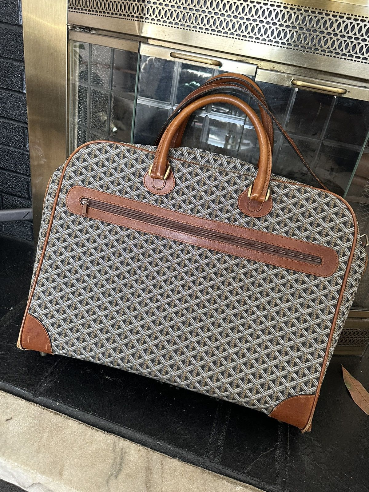 Goyard × Vintage Vintage Goyard Garment Bag x Classic Luxury Travel Size ONE SIZE - 1 Thumbnail