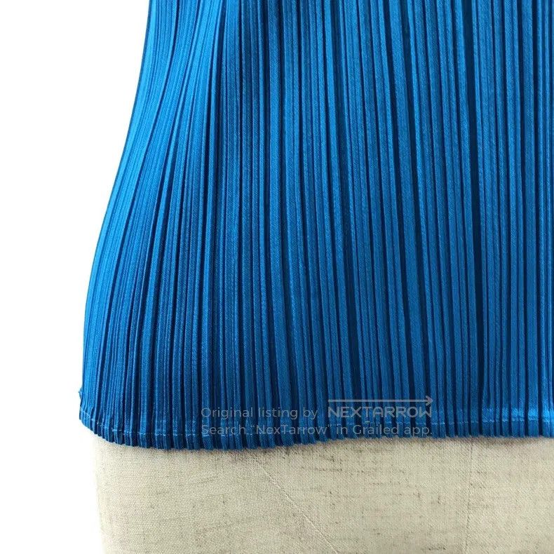 Issey Miyake Issey Miyake Blue Short Sleeve T-shirt Size L / US 10 / IT 46 - 3 Thumbnail